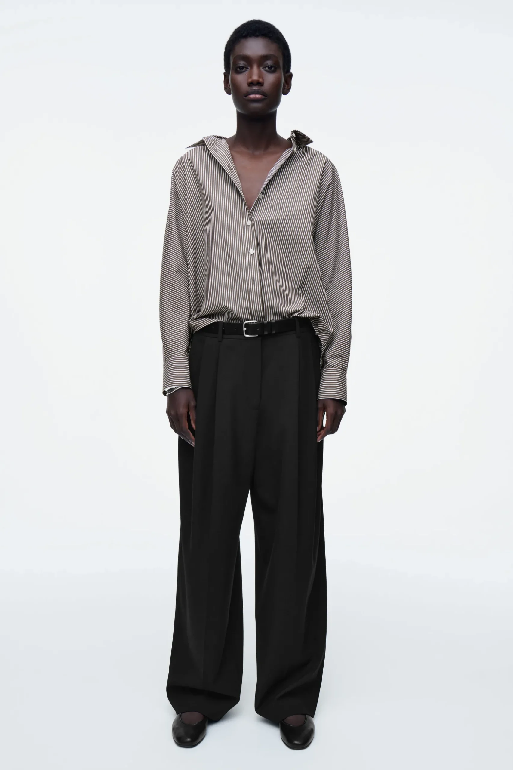 Clearance COS BAWEŁNIANA KOSZULA – RELAXED FIT
