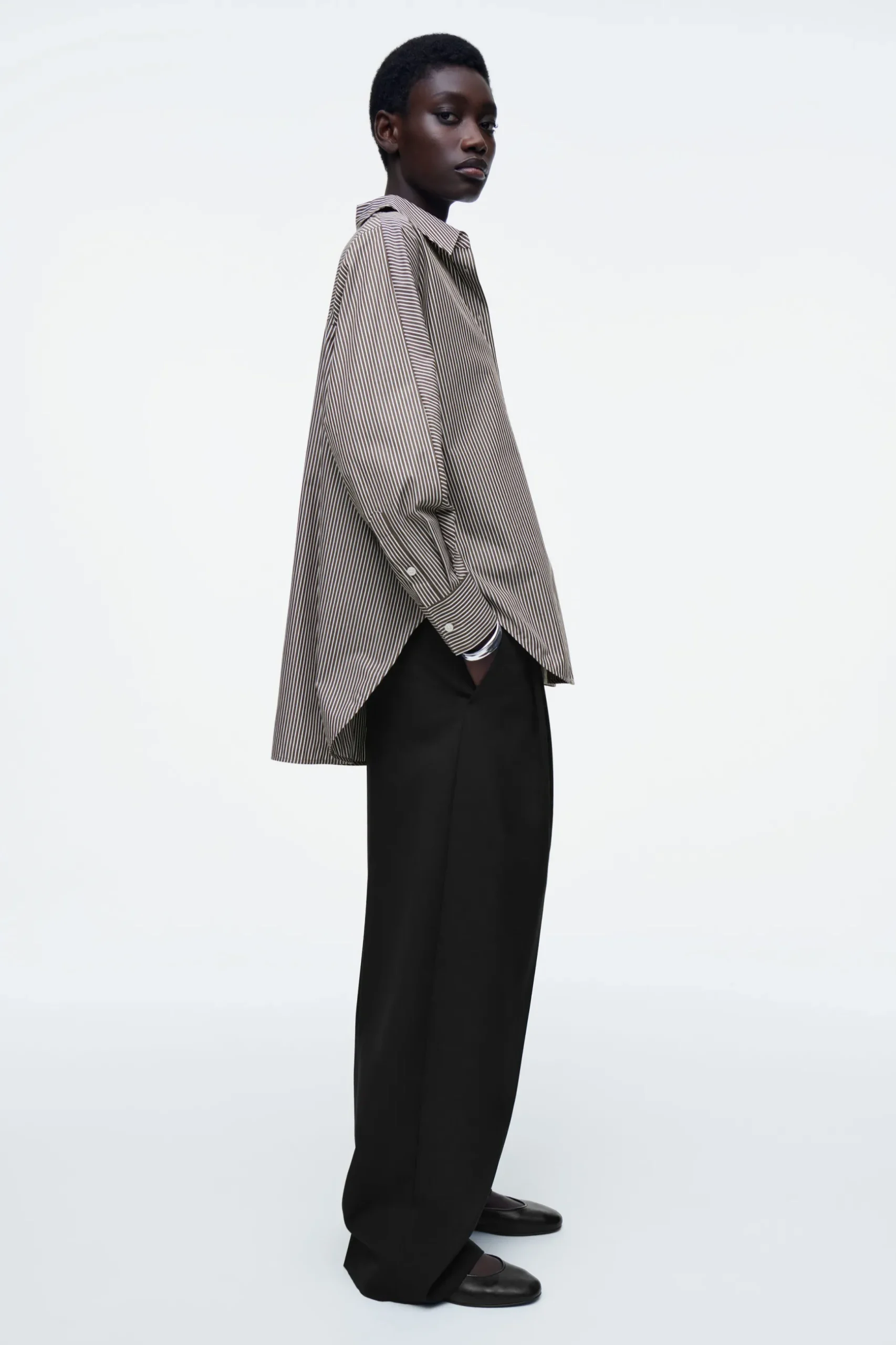 Clearance COS BAWEŁNIANA KOSZULA – RELAXED FIT