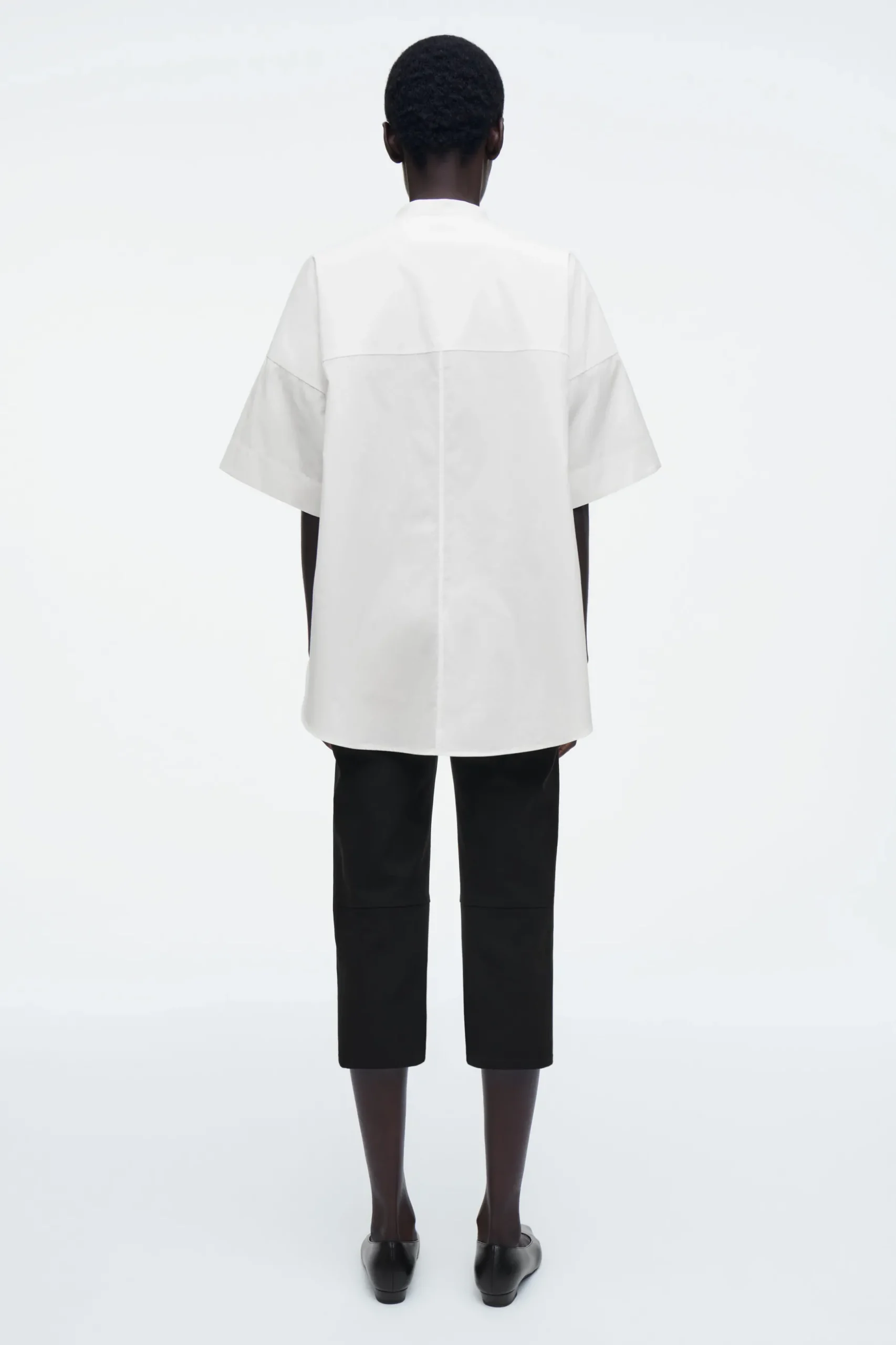 Discount COS BAWEŁNIANA KOSZULA OVERSIZE