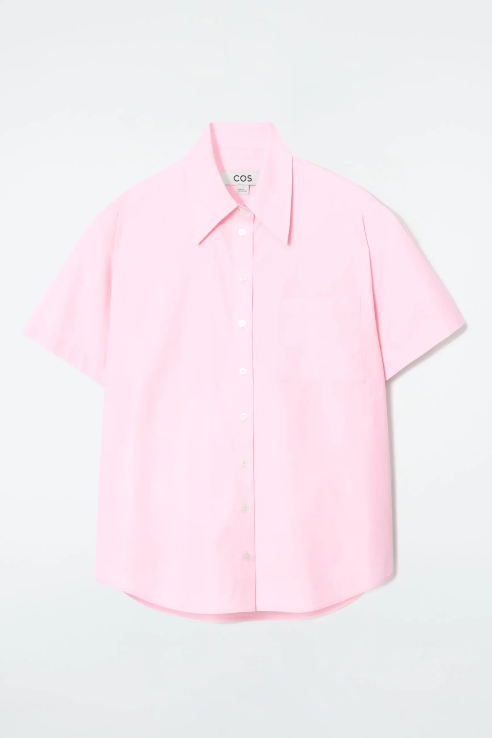 Clearance COS BAWEŁNIANA KOSZULA Z KRÓTKIM RĘKAWEM – RELAXED FIT