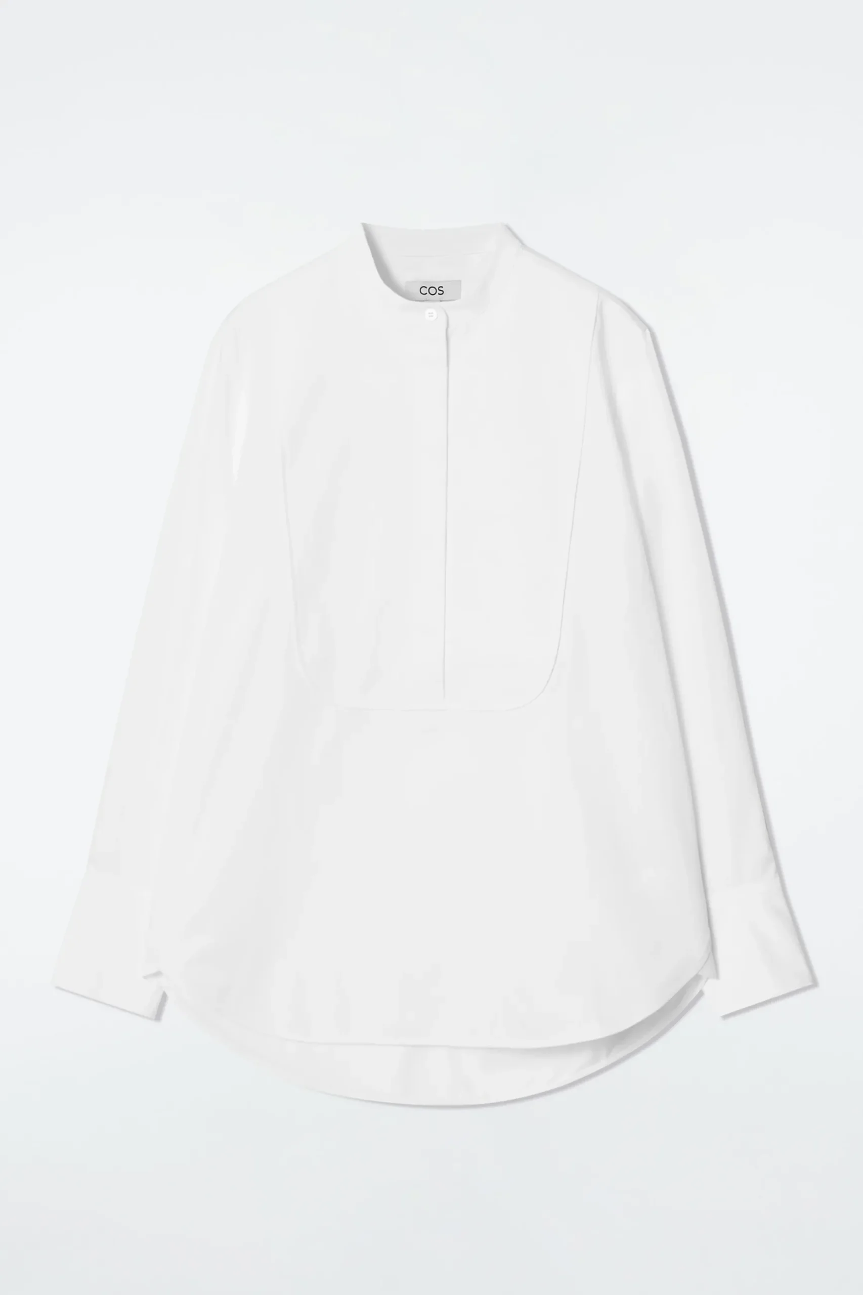 Best COS BAWEŁNIANA SMOKINGOWA KOSZULA – RELAXED FIT