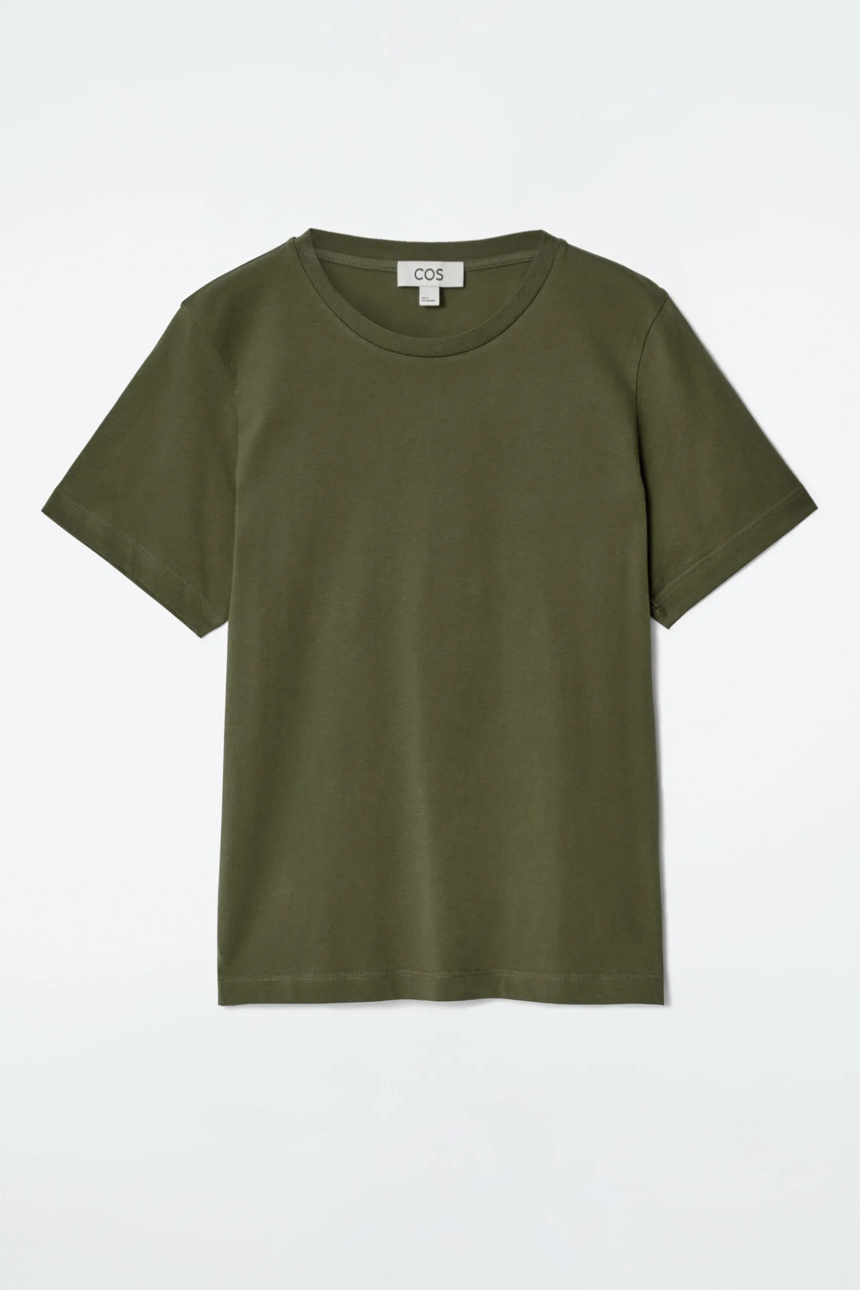 Sale COS BAWEŁNIANY T-SHIRT Z OKRĄGŁYM DEKOLTEM
