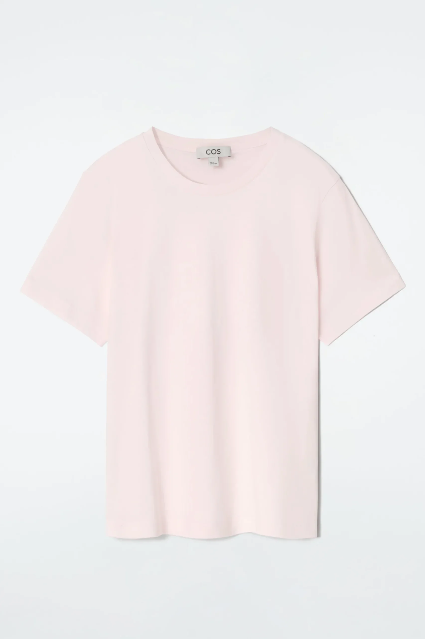 New COS BAWEŁNIANY T-SHIRT Z OKRĄGŁYM DEKOLTEM