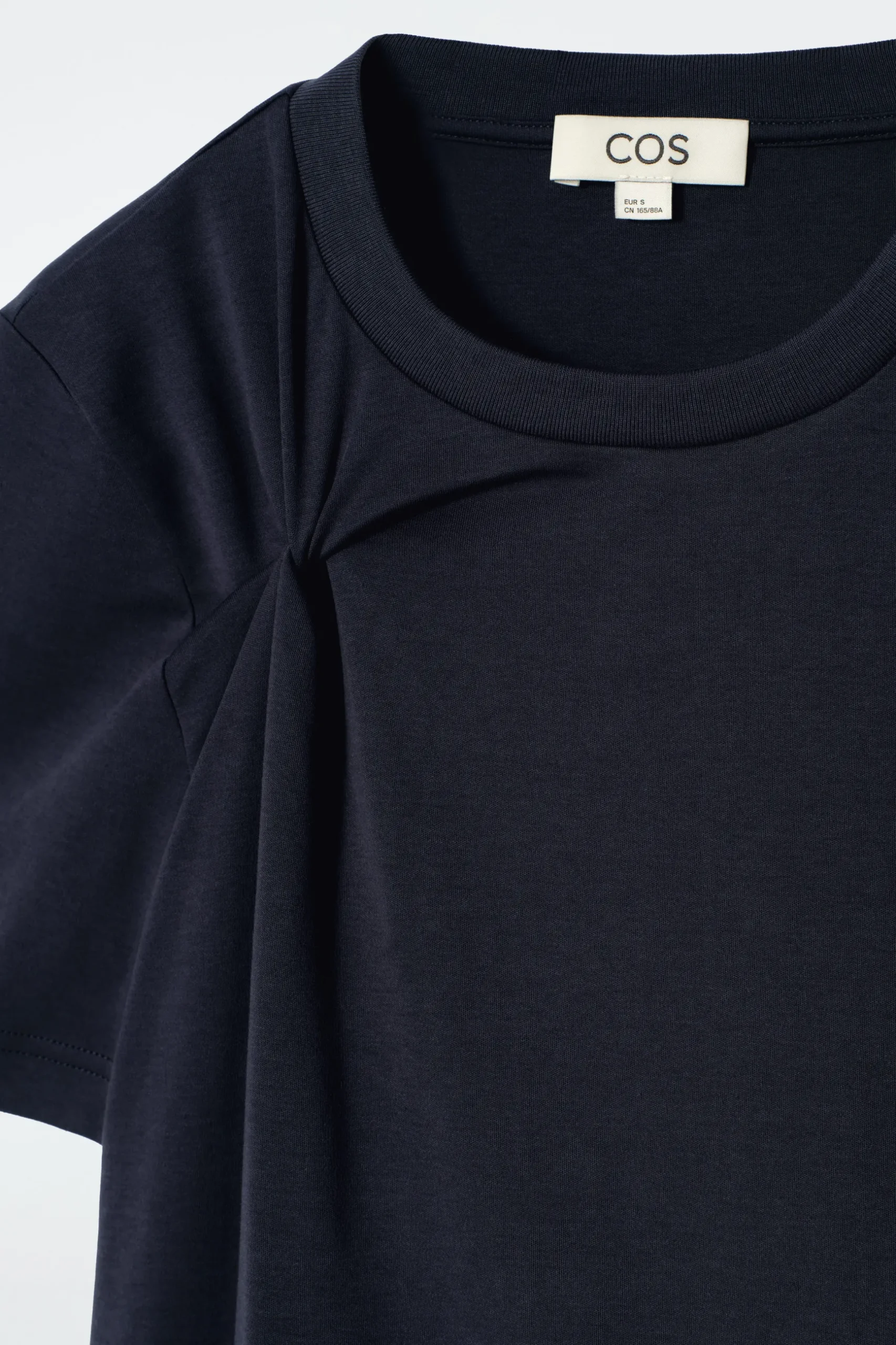 Sale COS BAWEŁNIANY T-SHIRT Z WĘZŁOWYM DETALEM
