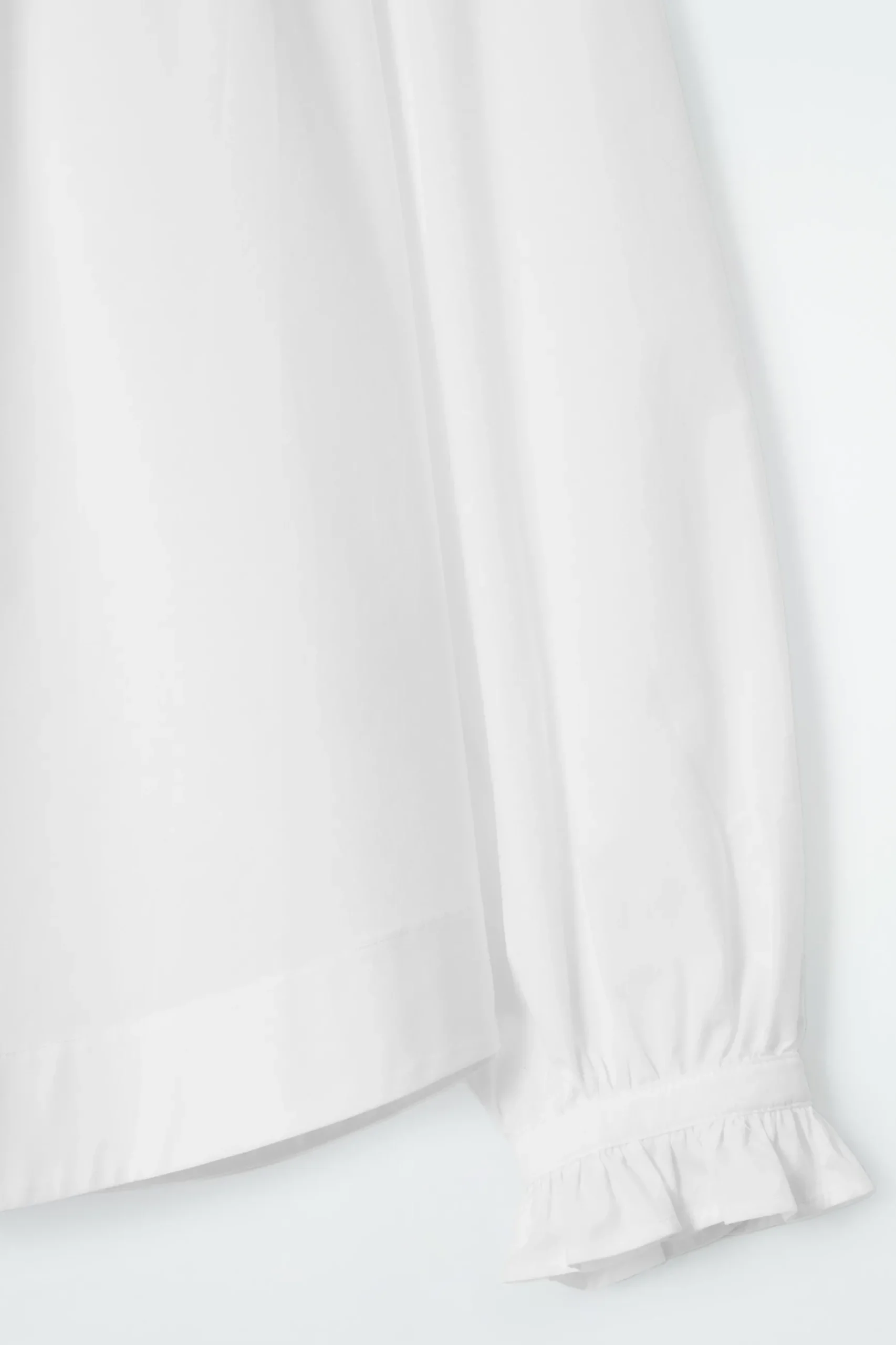 Fashion COS BLUZKA Z MARSZCZONYMI MANKIETAMI