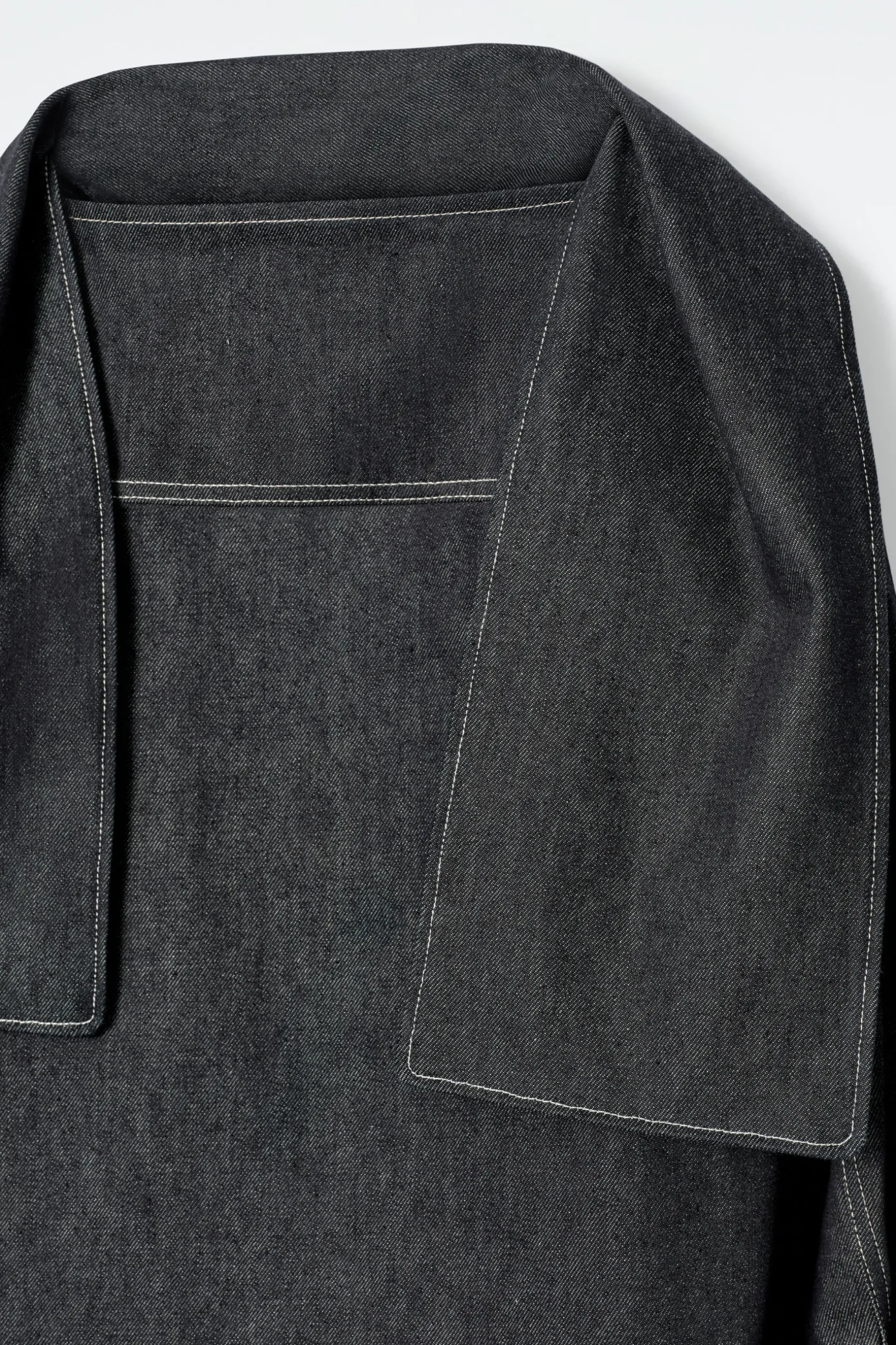 Sale COS BLUZKA Z SUROWEGO JEANSU