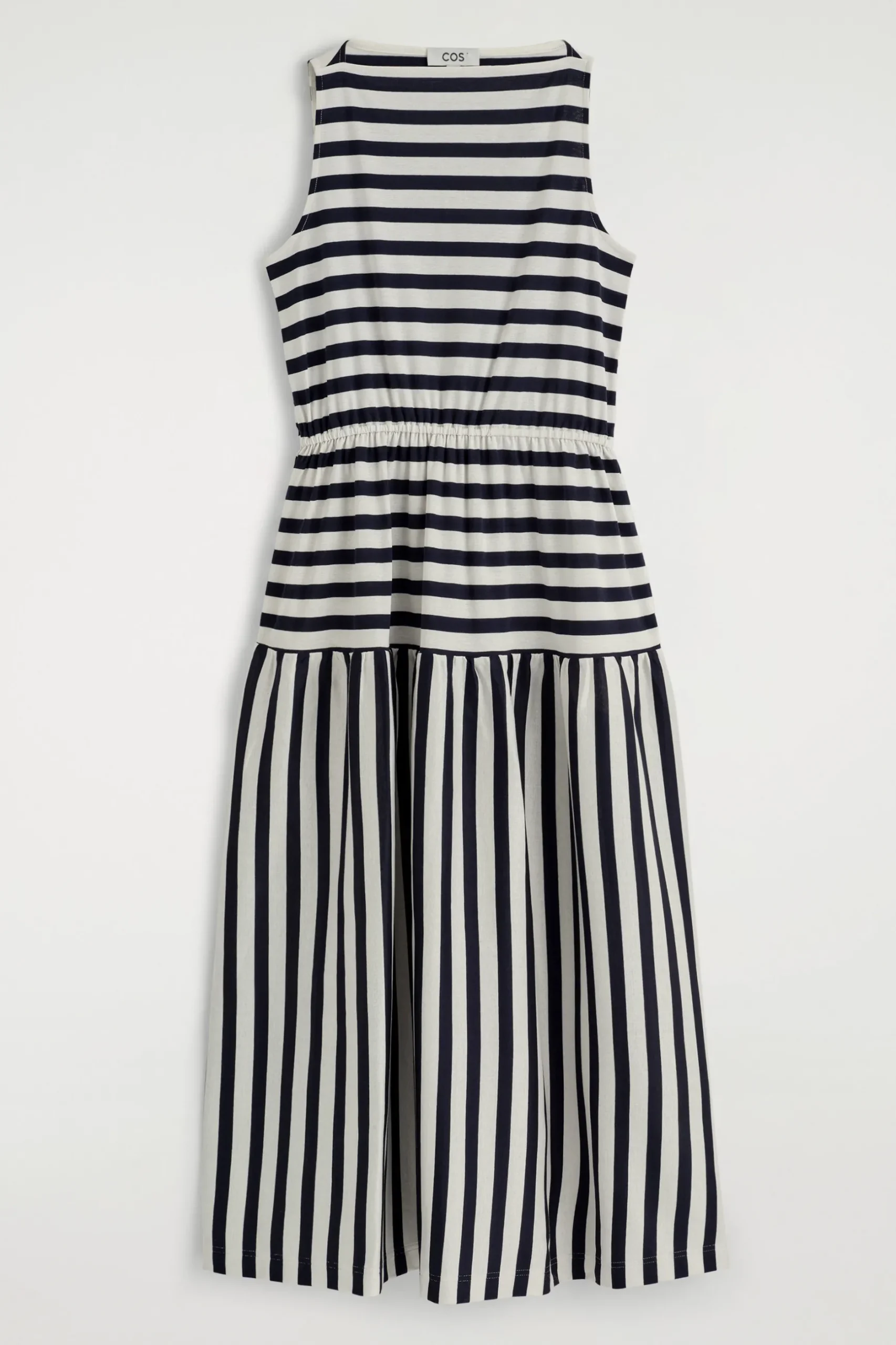 Best COS BOATNECK GATHERED MIDI DRESS