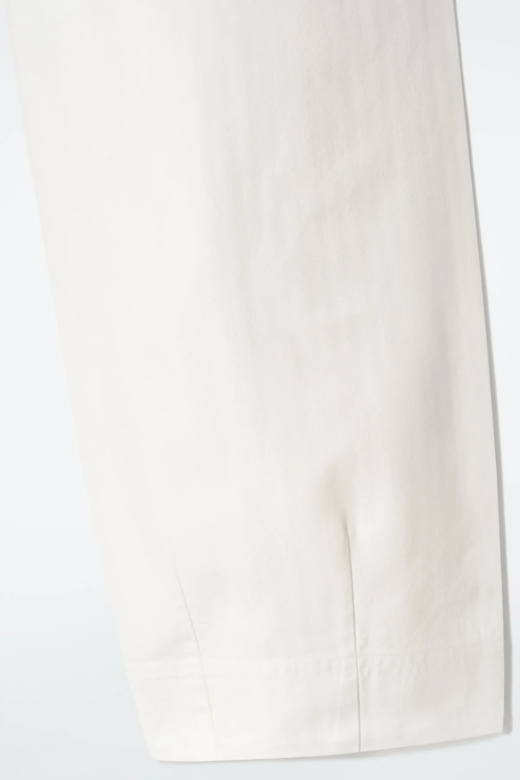 Best COS COTTON TAPERED DRAWSTRING TROUSERS