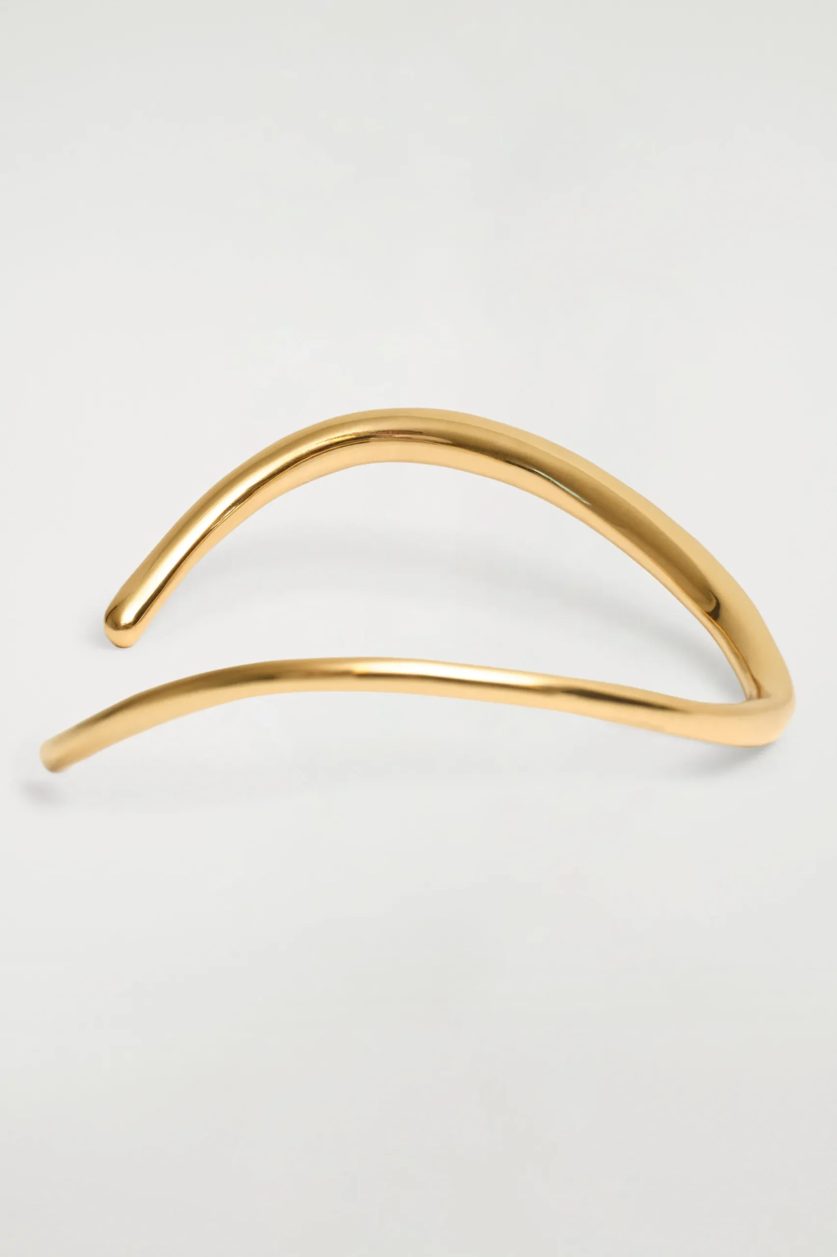 Clearance COS CURVED ARM CUFF Złocisty