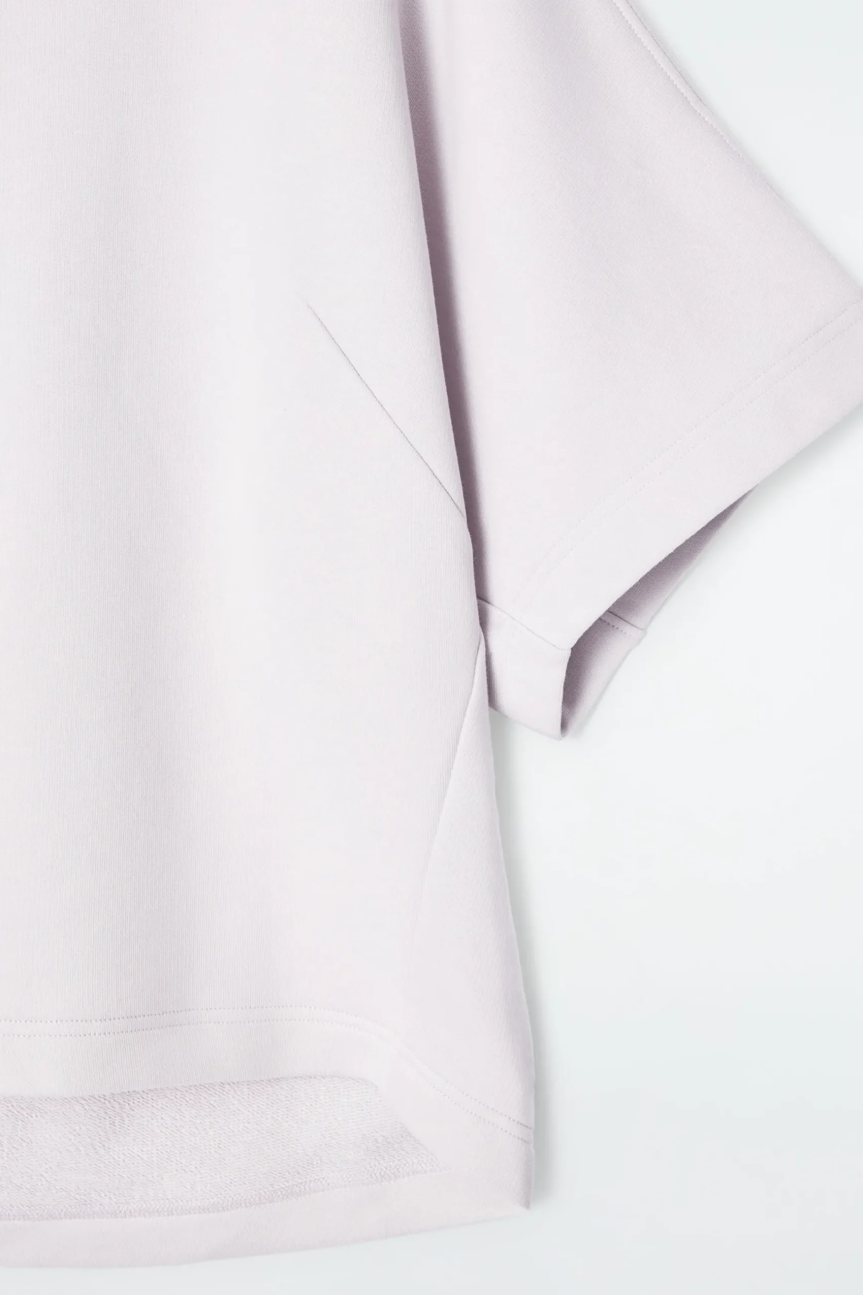 Sale COS DŻERSEJOWA BLUZA Z KRÓTKIM RĘKAWEM