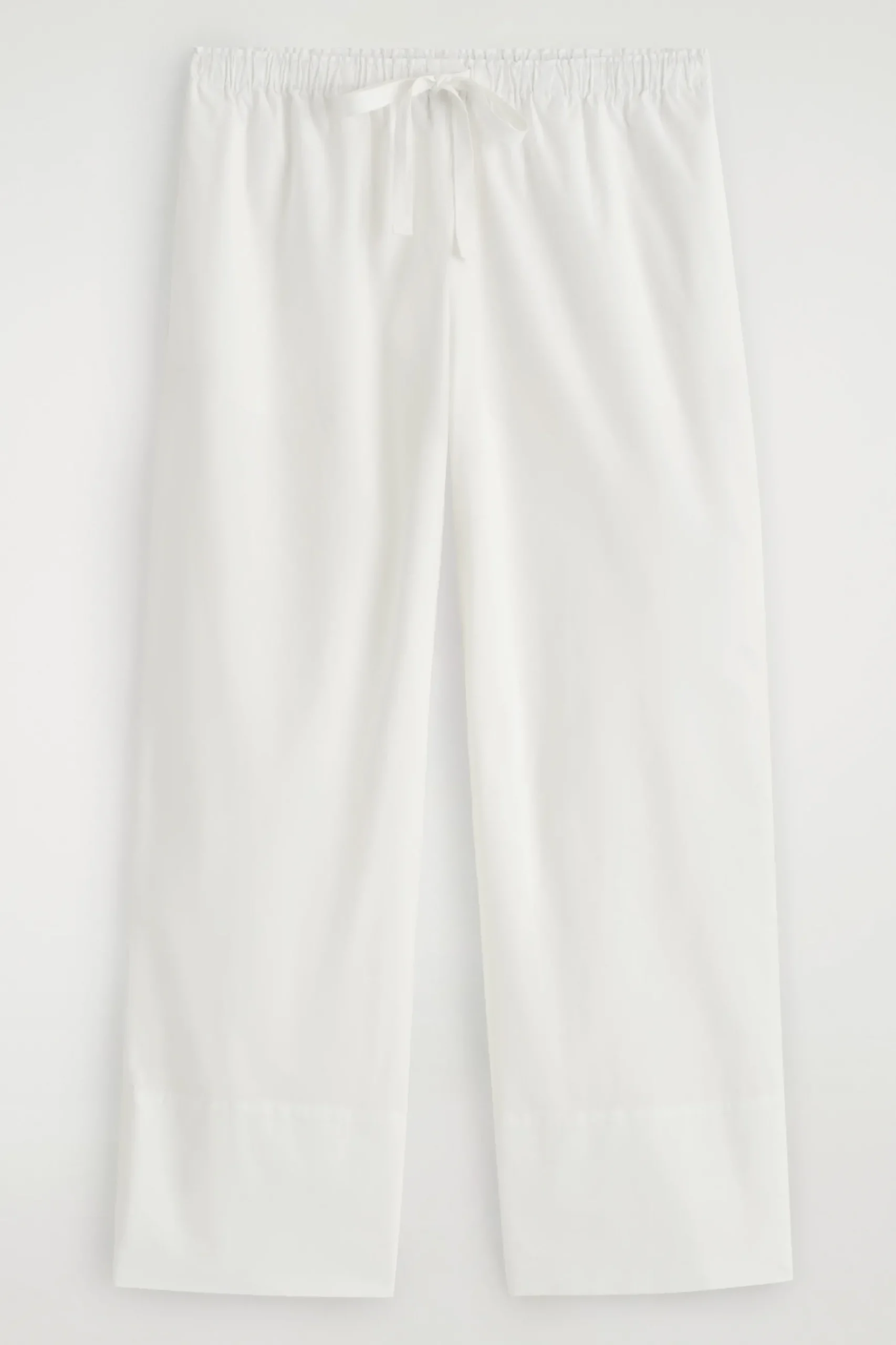 Fashion COS DRAWSTRING COTTON TROUSERS