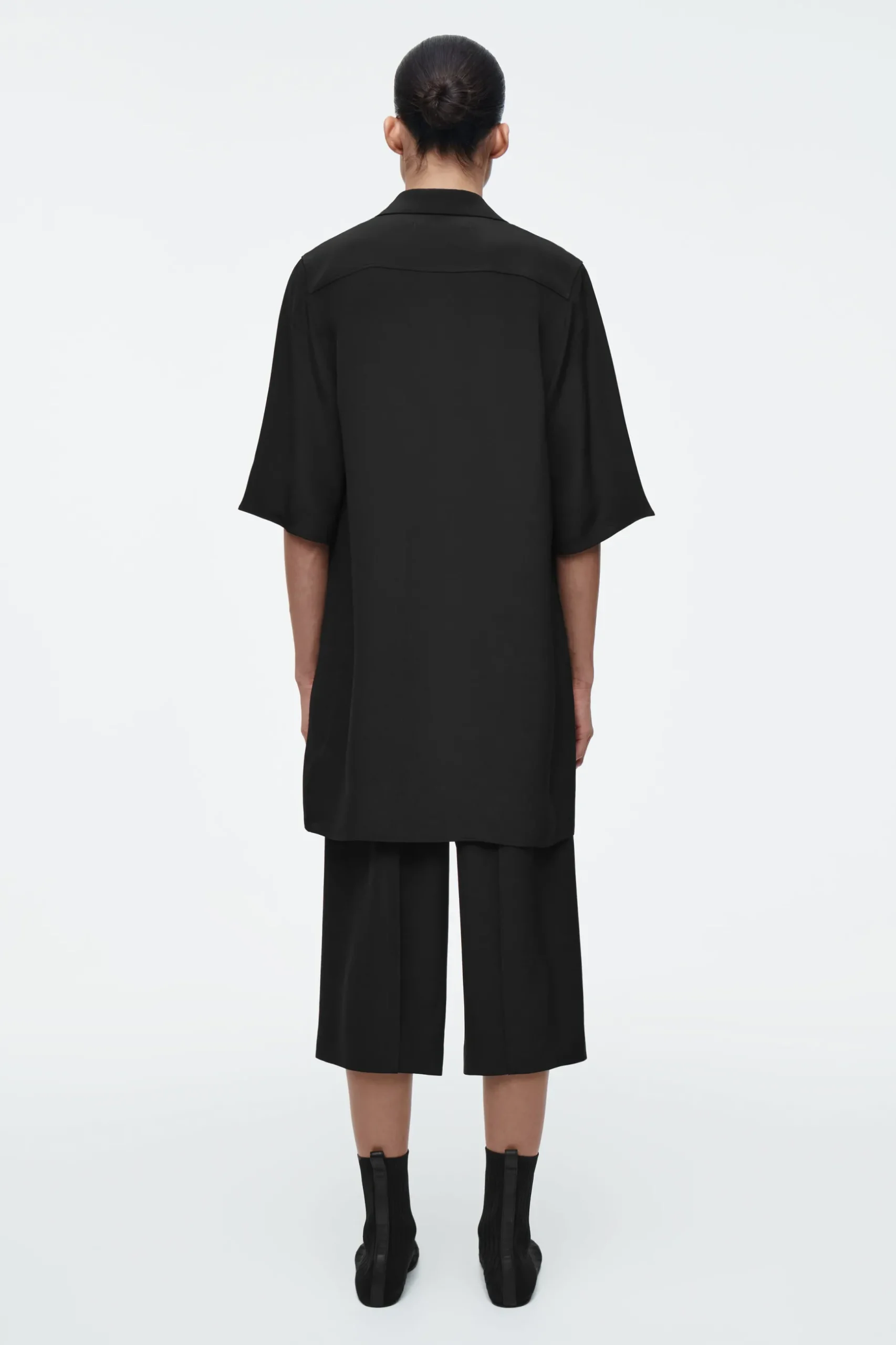 Fashion COS DŁUGA KOSZULA Z JEDWABIU