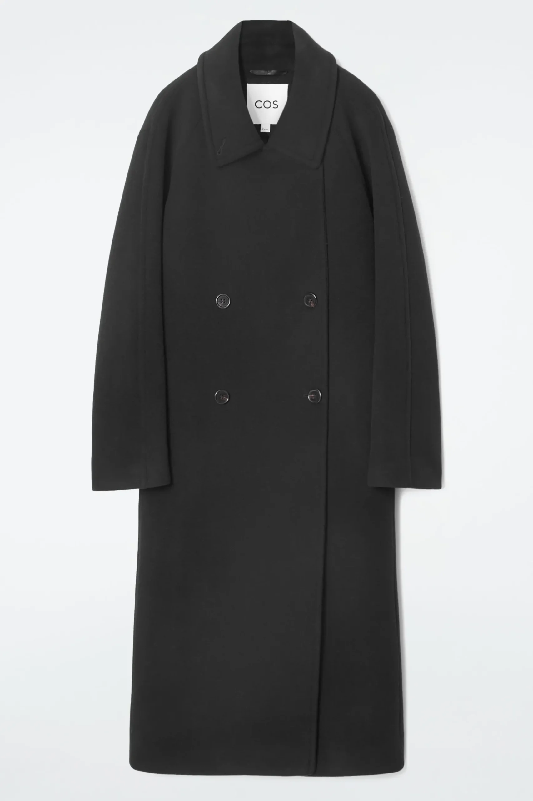 Sale COS DWURZĘDOWY WEŁNIANY PŁASZCZ OVERSIZE