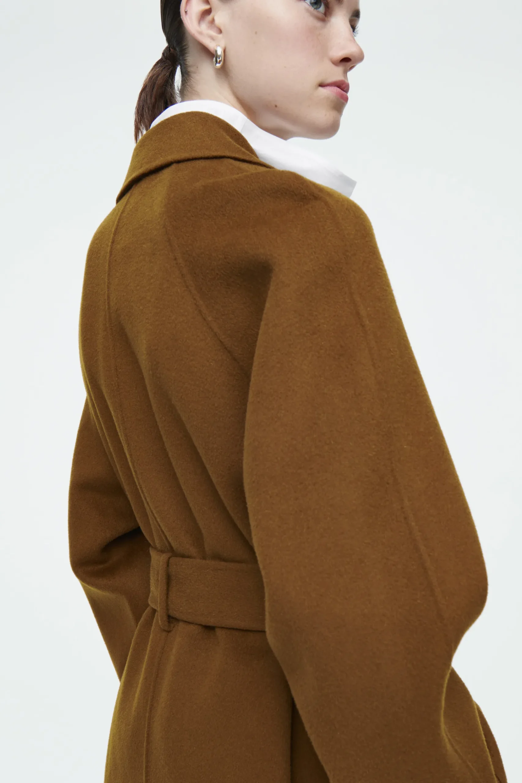 Fashion COS DWUSTRONNY PŁASZCZ Z PASKIEM Z MIESZANKI Z WEŁNĄ