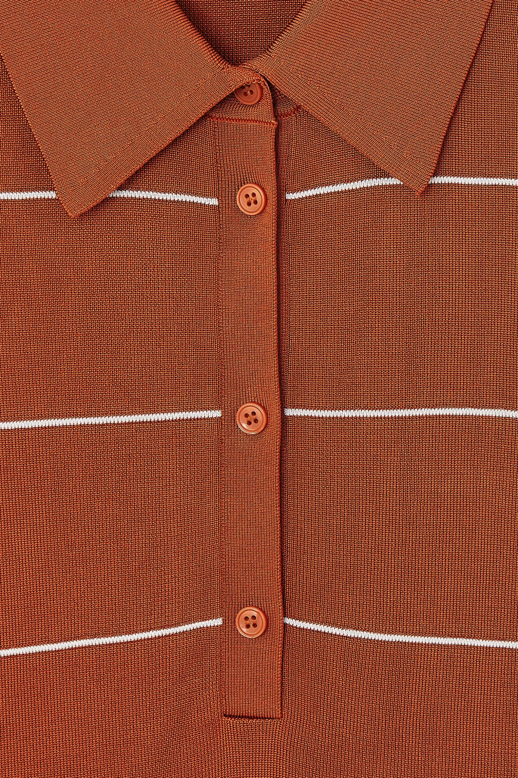Clearance COS DZIANINOWA KOSZULKA POLO W PASKI