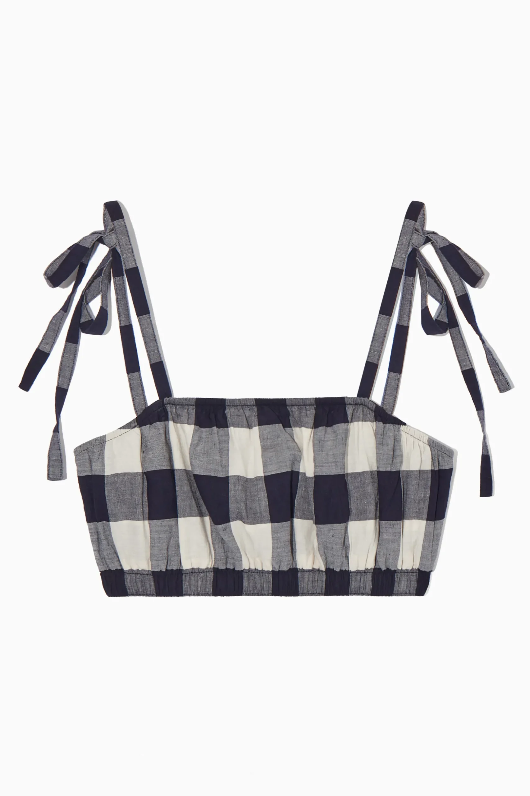 Sale COS GINGHAM BRA TOP