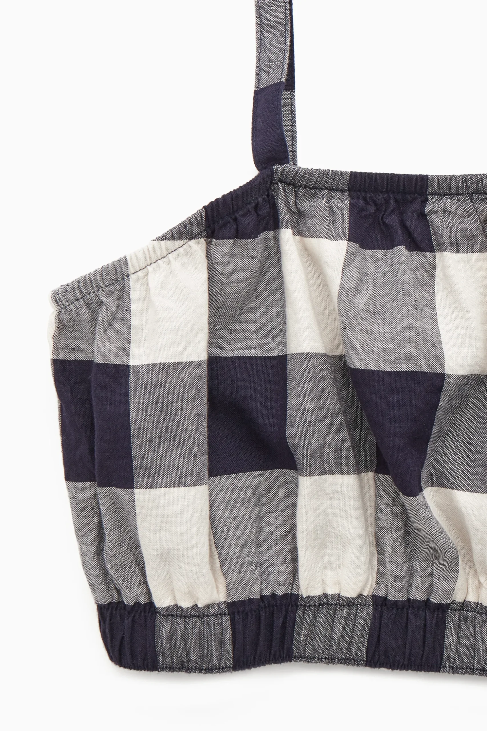 Sale COS GINGHAM BRA TOP