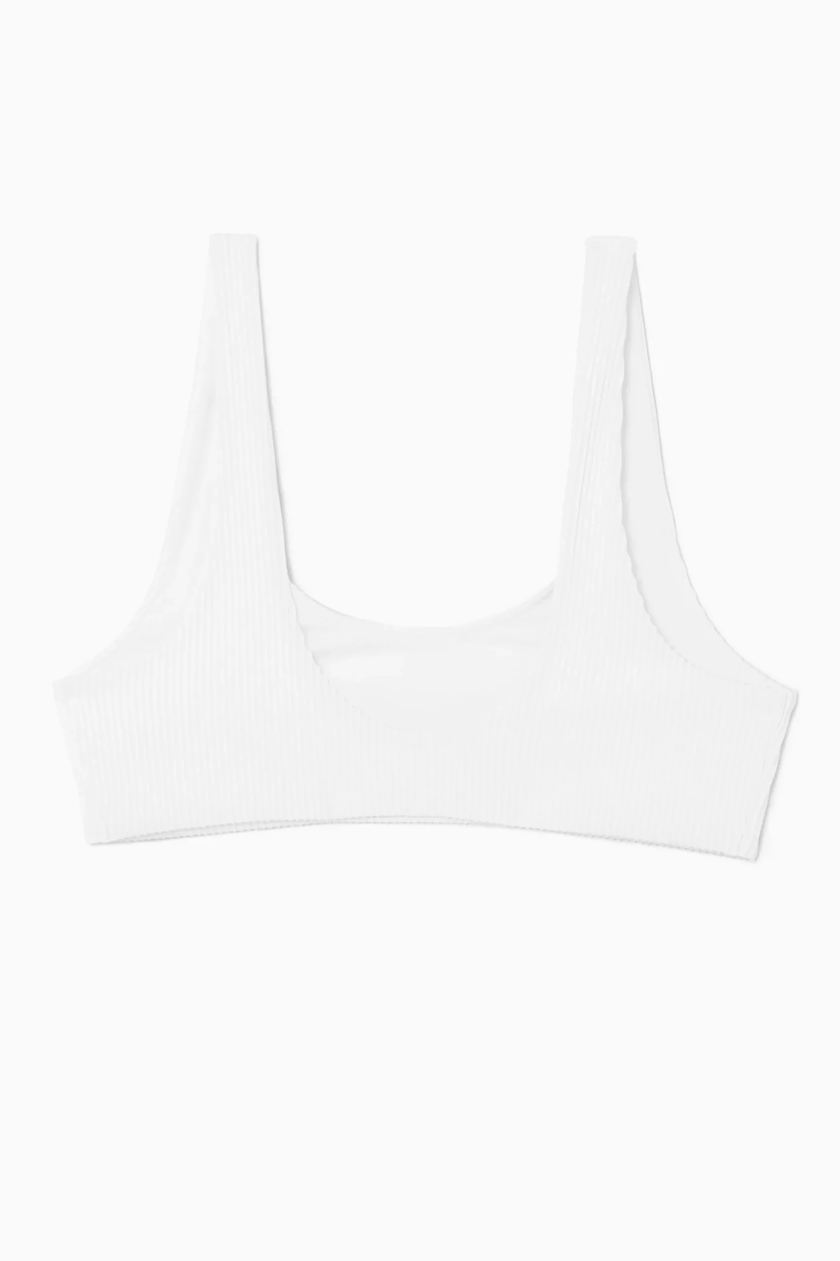 Discount COS GÓRA OD BIKINI W PRĄŻKI Z SZEROKIM DEKOLTEM