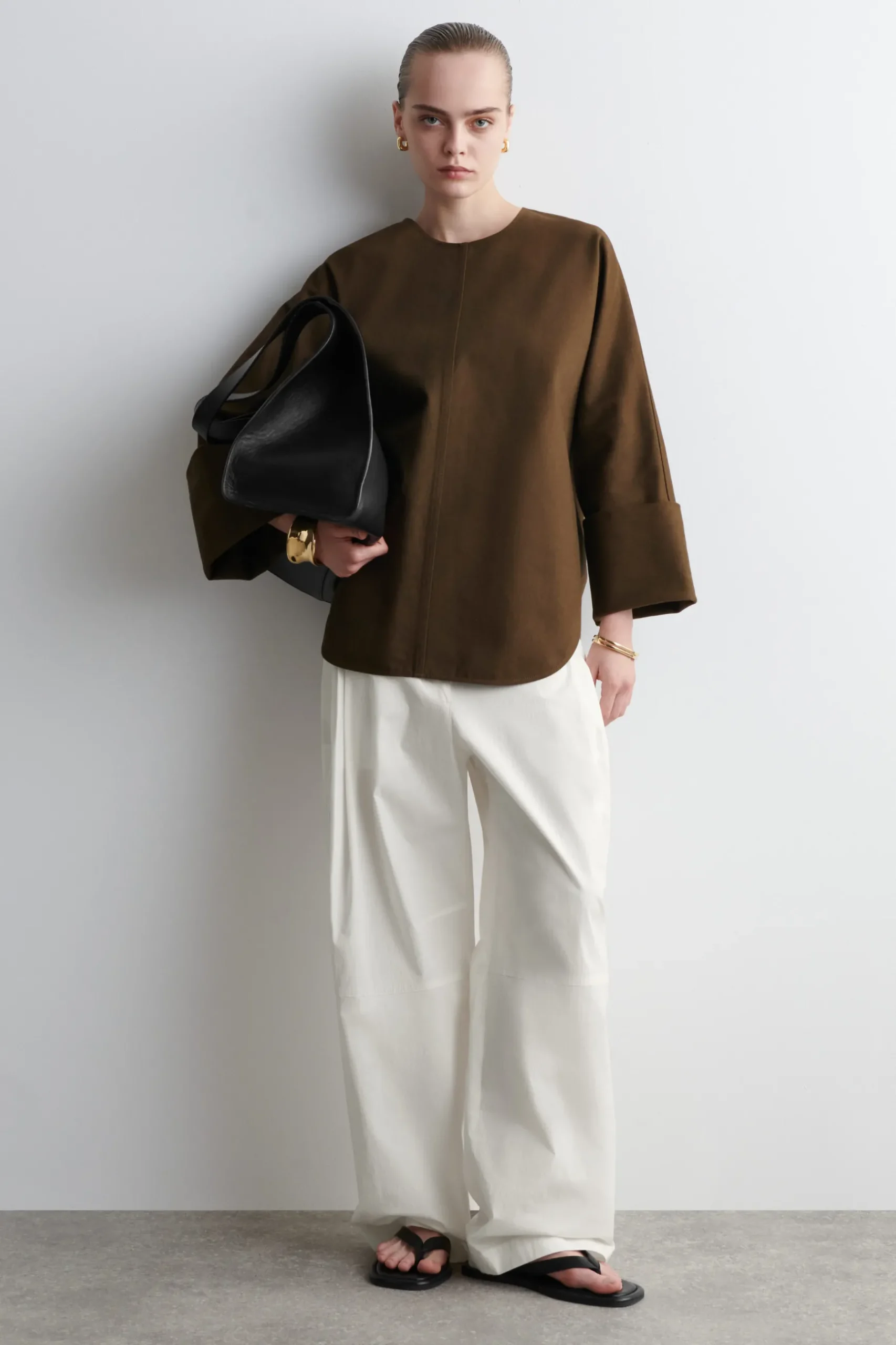 Sale COS JEANSOWA BLUZKA OVERSIZE