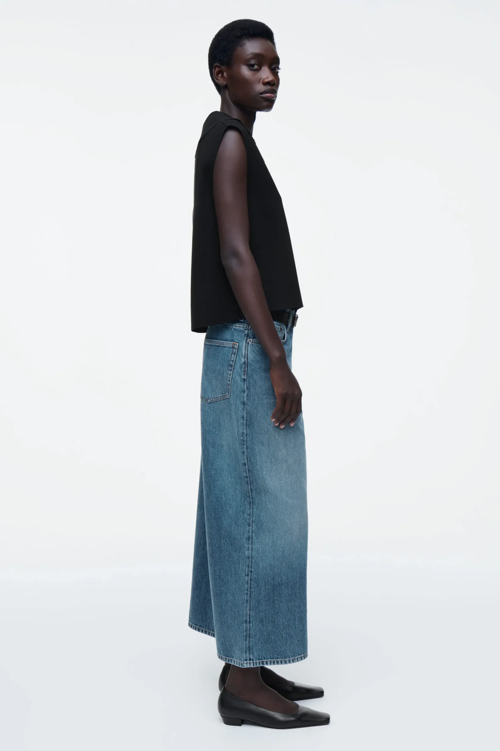 Fashion COS JEANSOWE KULOTY