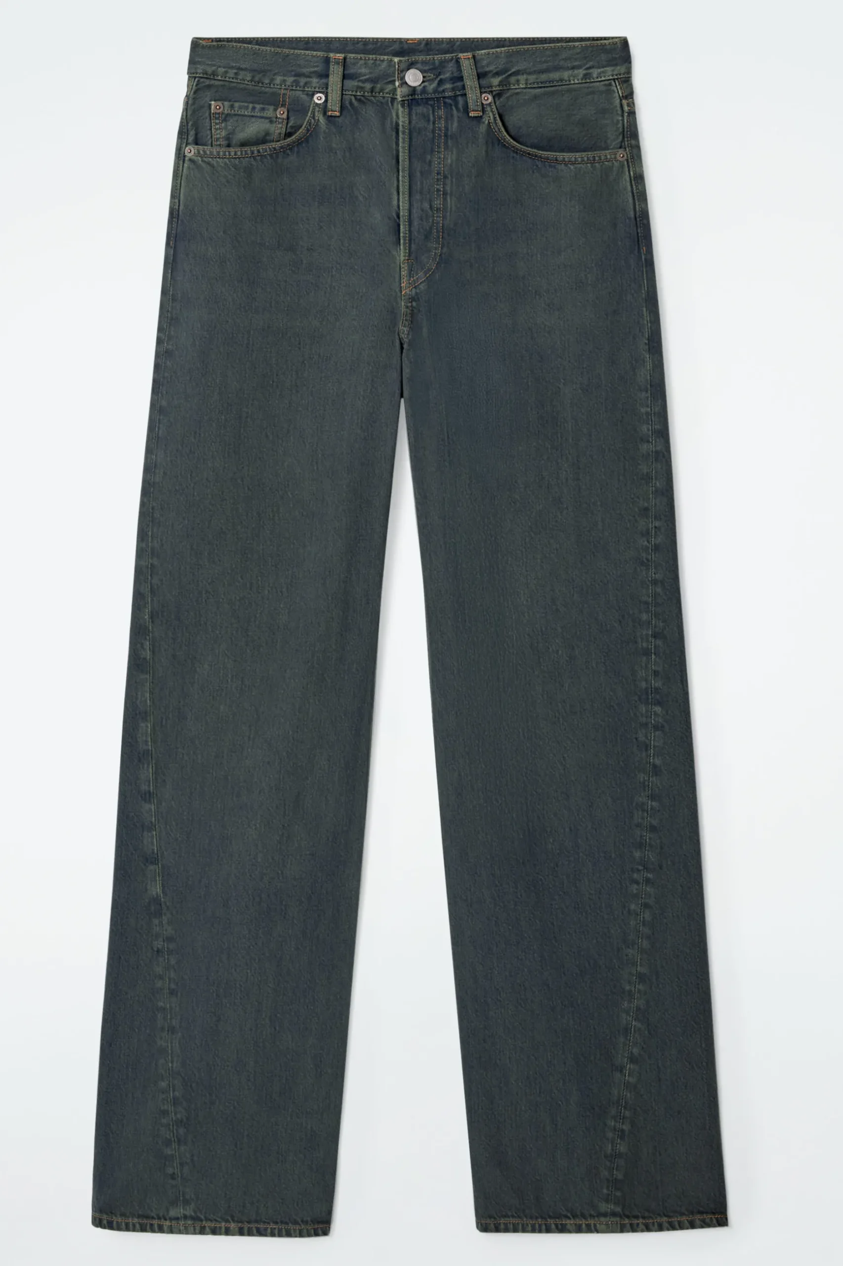 Sale COS JEANSY „FACADE” Z PROSTYMI NOGAWKAMI