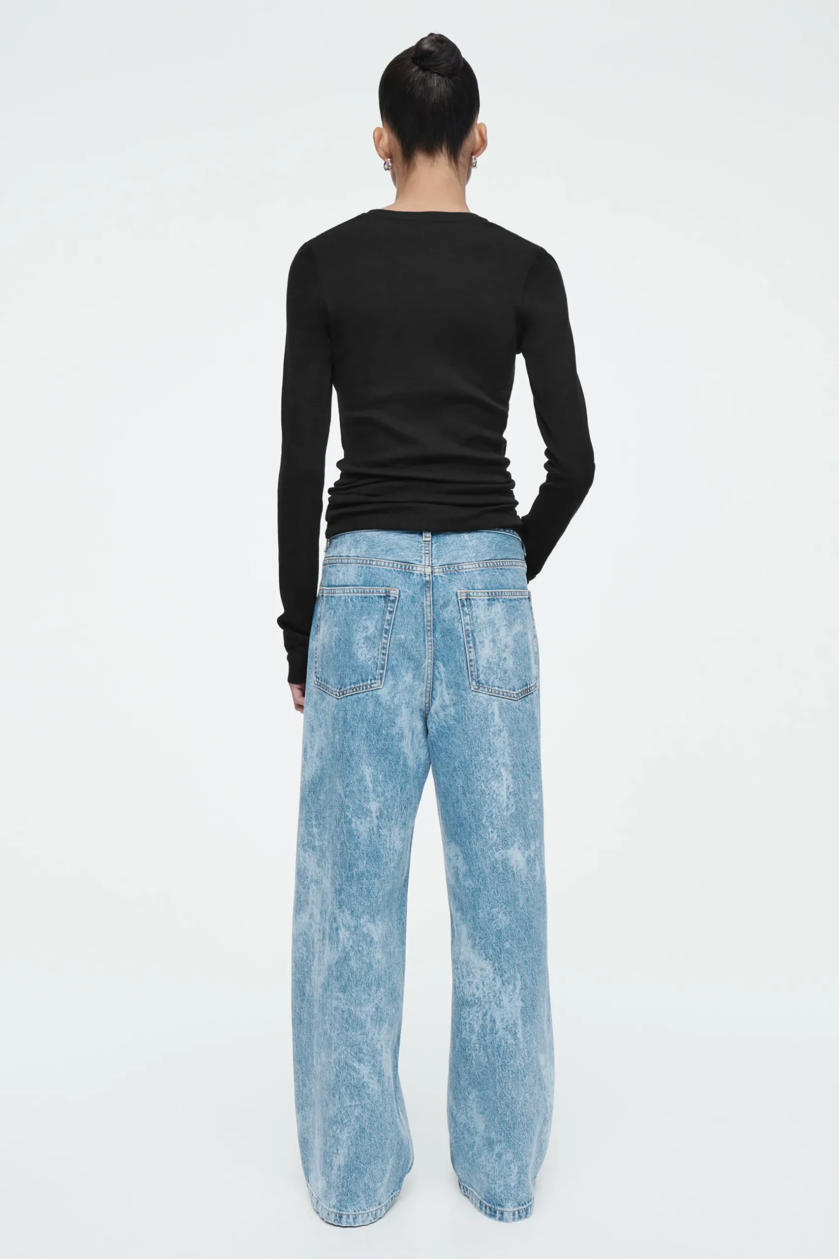 Discount COS JEANSY „VOLUME” Z SZEROKIMI NOGAWKAMI