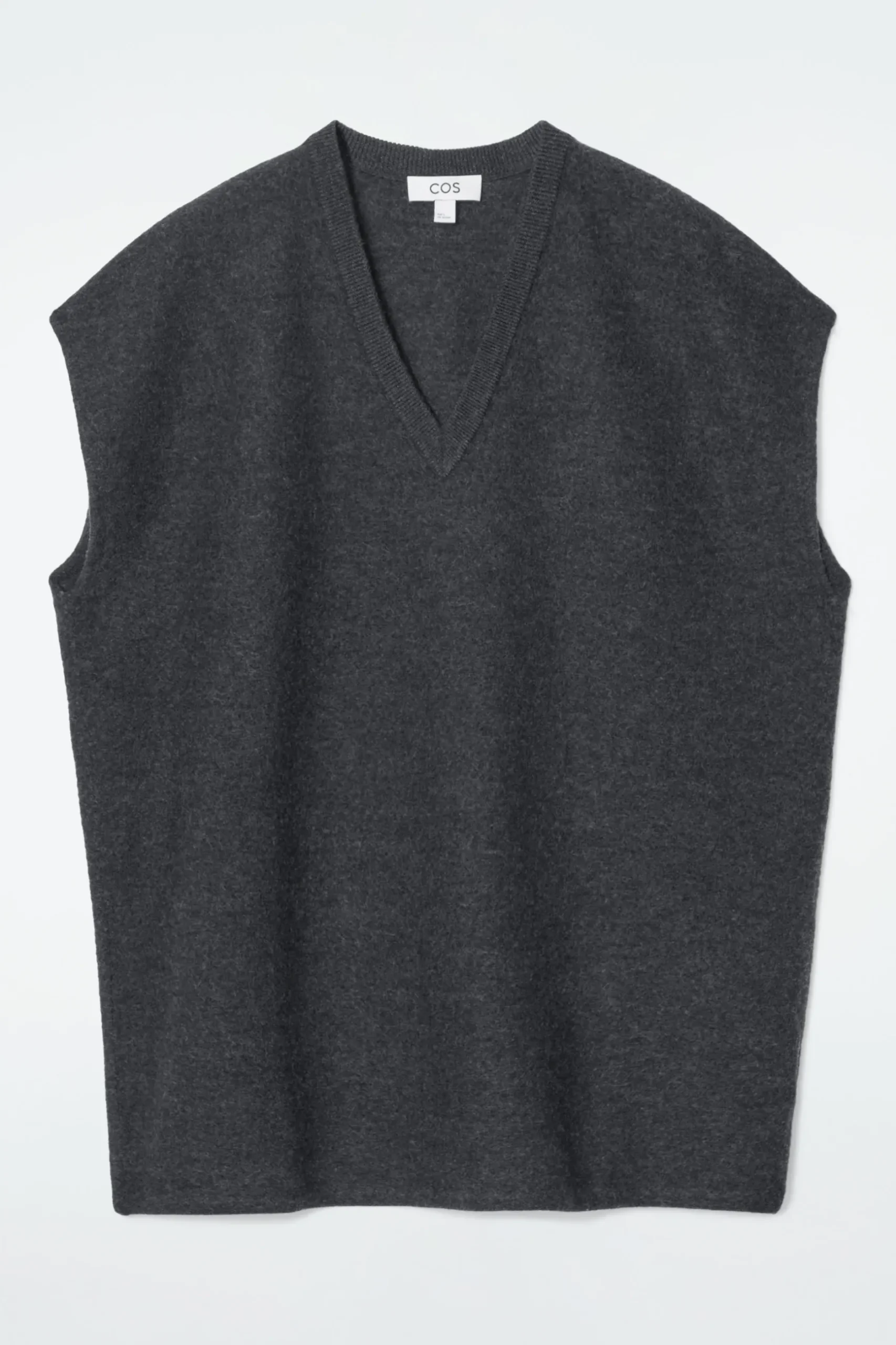 New COS KAMIZELKA OVERSIZE Z MIESZANKI Z GOTOWANĄ WEŁNĄ