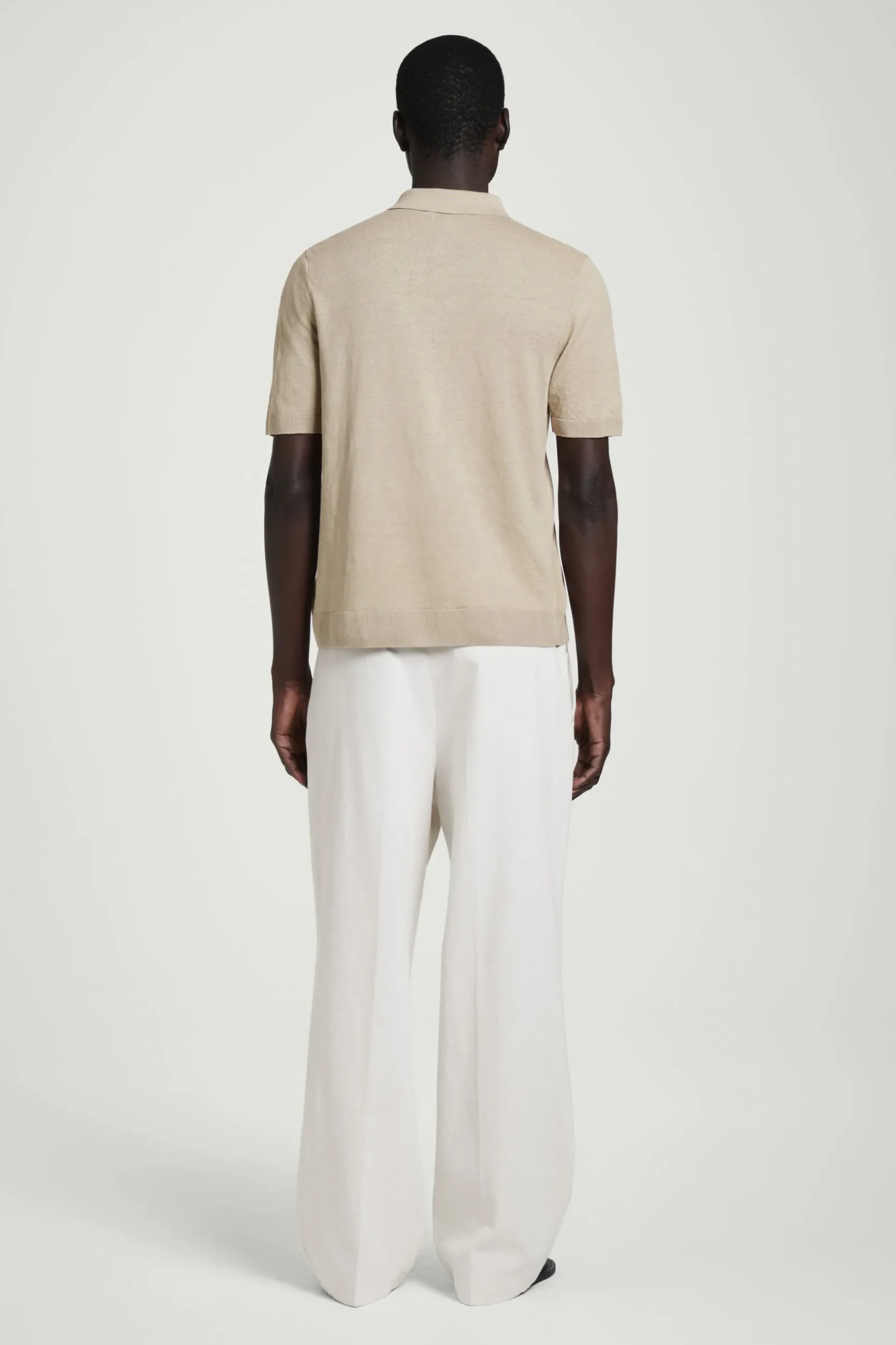 Sale COS KNITTED LINENSILK SHIRT