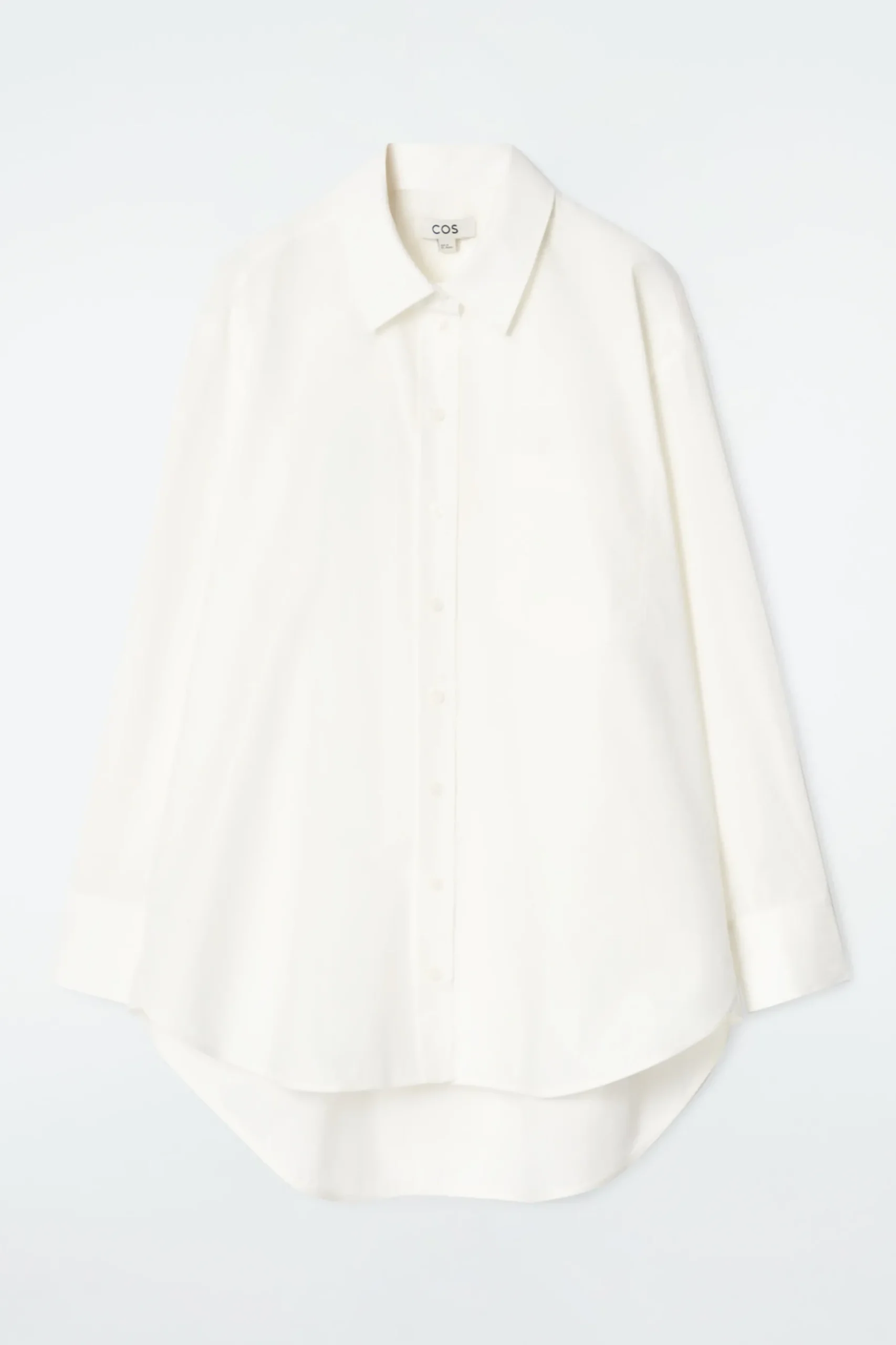 Fashion COS KOSZULA OVERSIZE Z ZAKRZYWIONYM DOŁEM