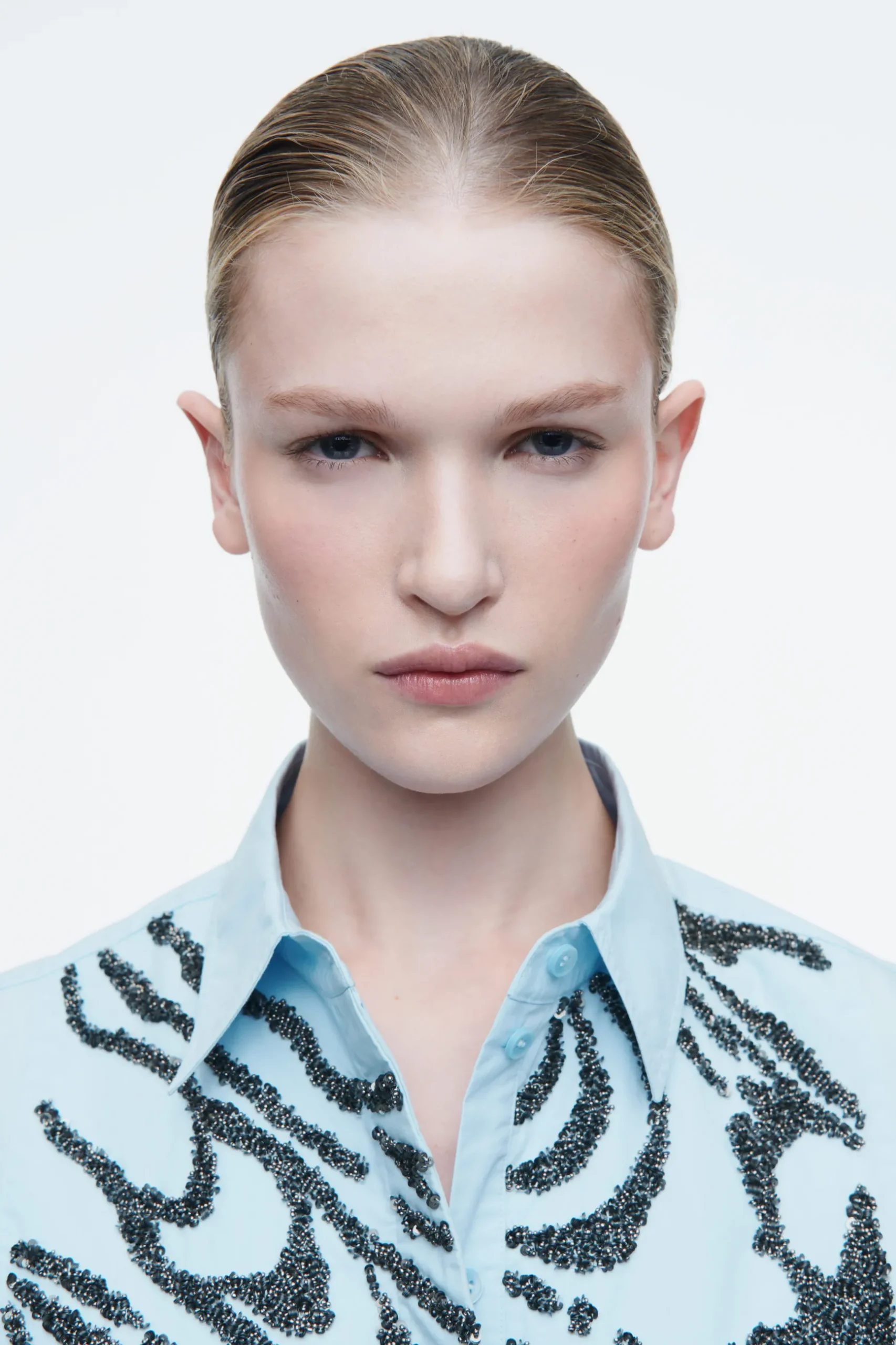 Clearance COS KOSZULA ZE ZDOBIENIEM – RELAXED FIT