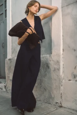 Fashion COS KRÓTKA KAMIZELKA Z LNU
