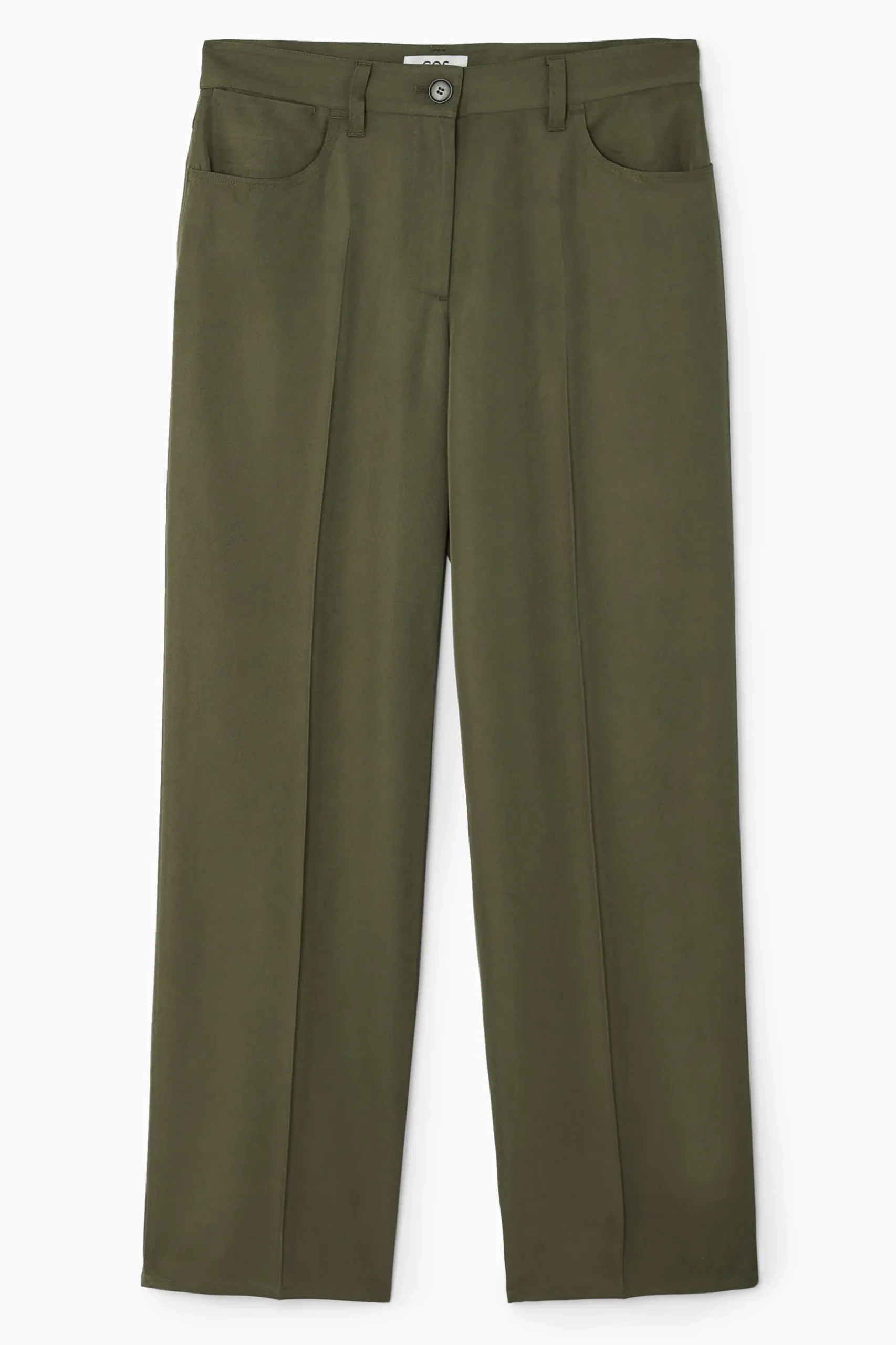 Discount COS LEJĄCE SPODNIE Z PROSTYMI NOGAWKAMI – REGULAR FIT