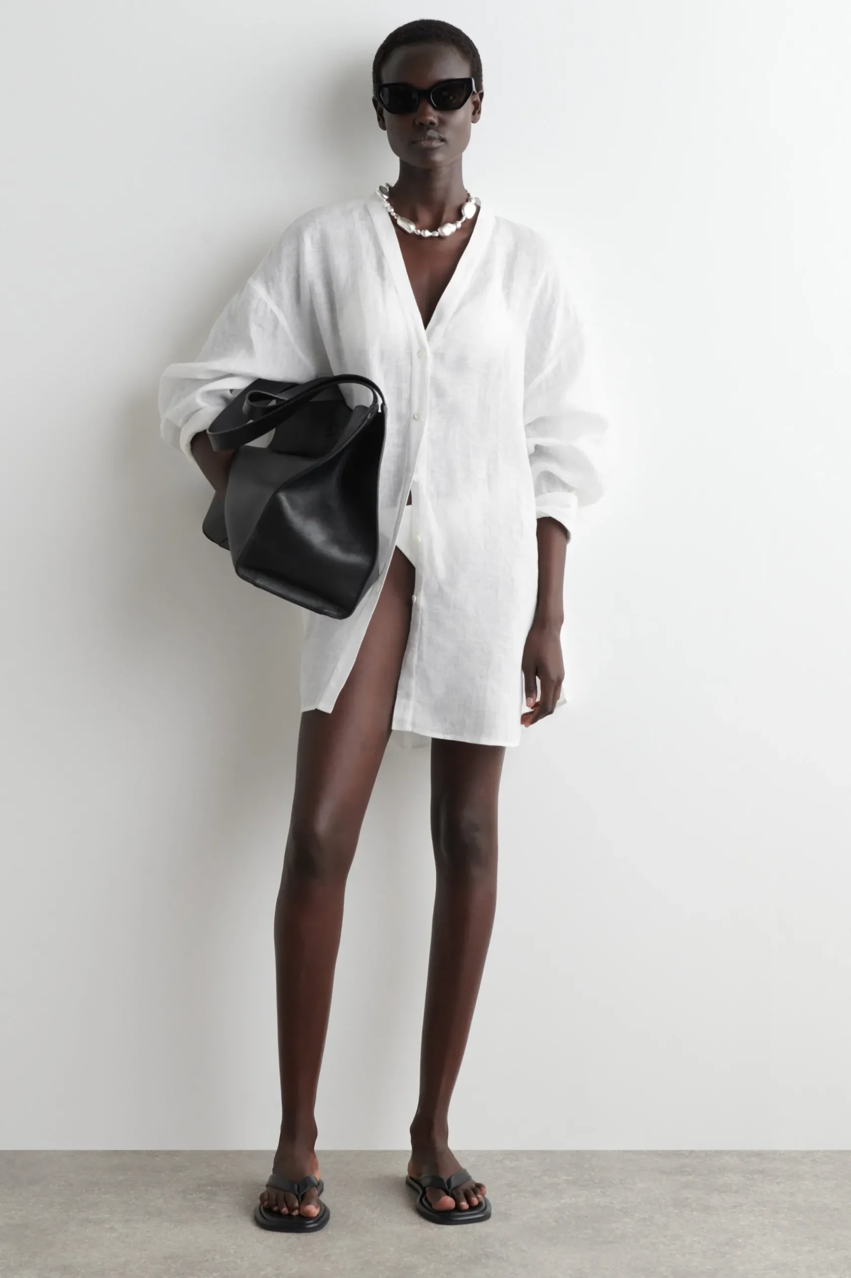 Discount COS LNIANA KOSZULA OVERSIZE