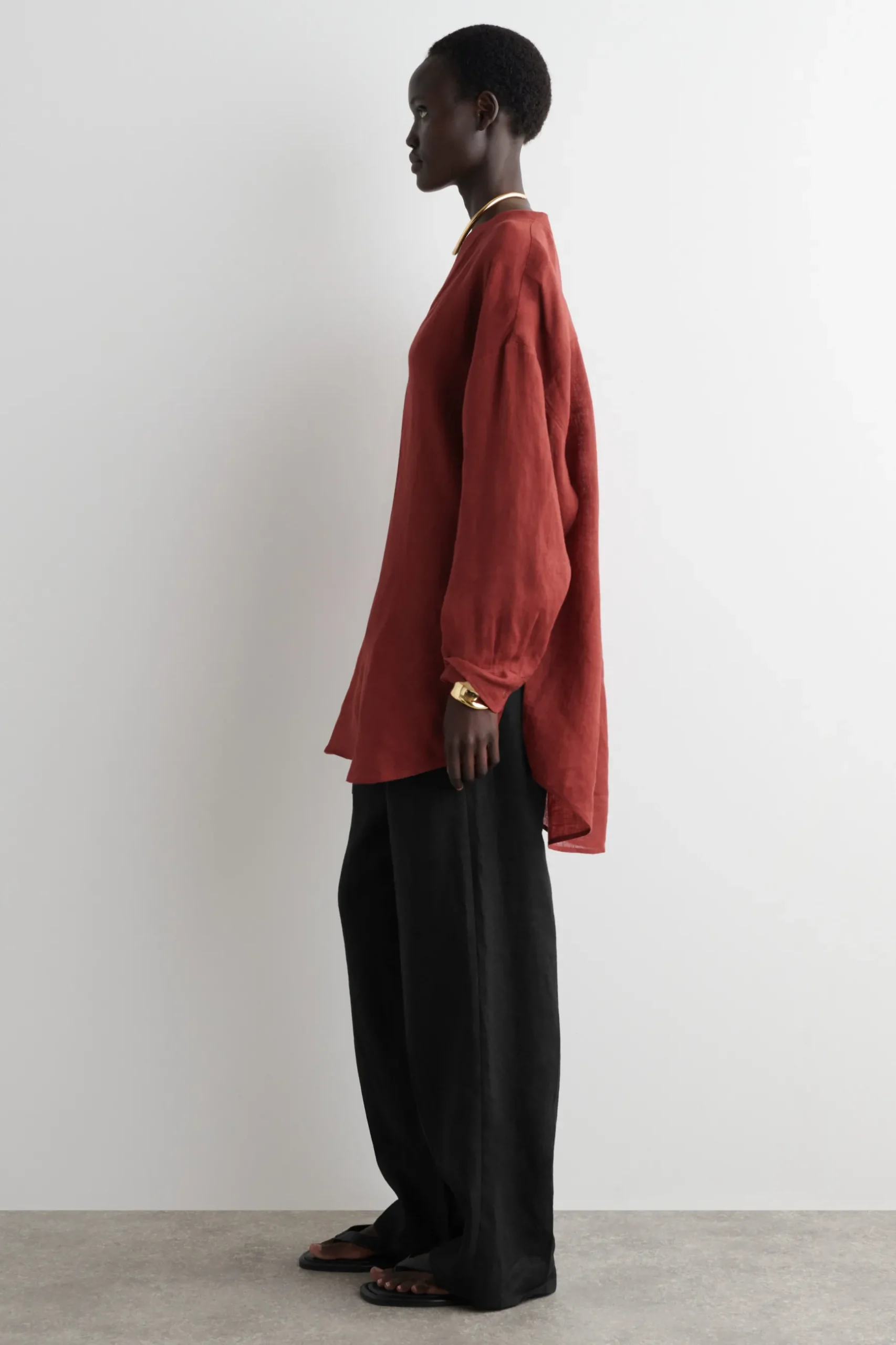 Hot COS LNIANA KOSZULA OVERSIZE