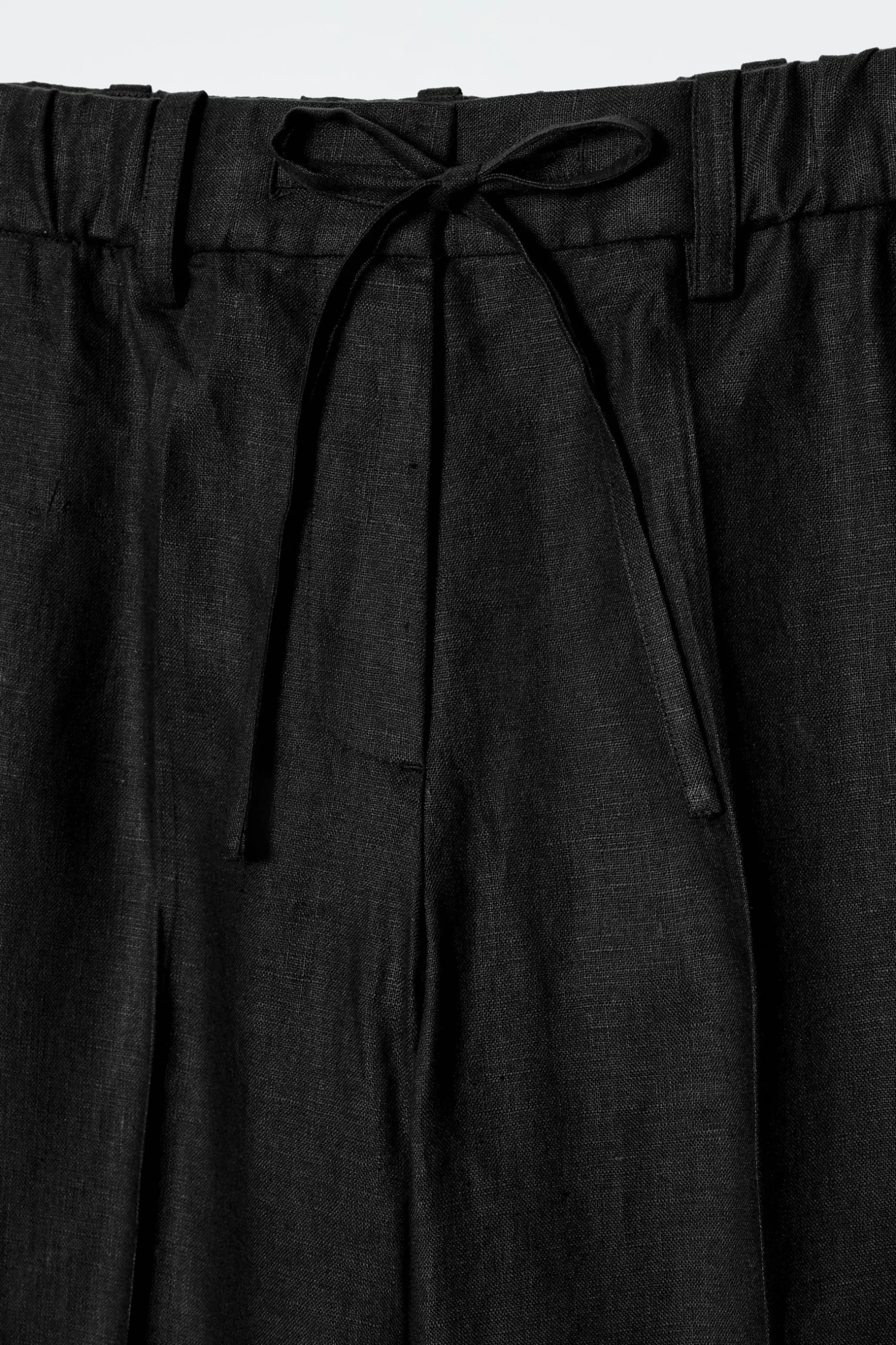 Clearance COS LNIANE SPODNIE Z TROCZKAMI