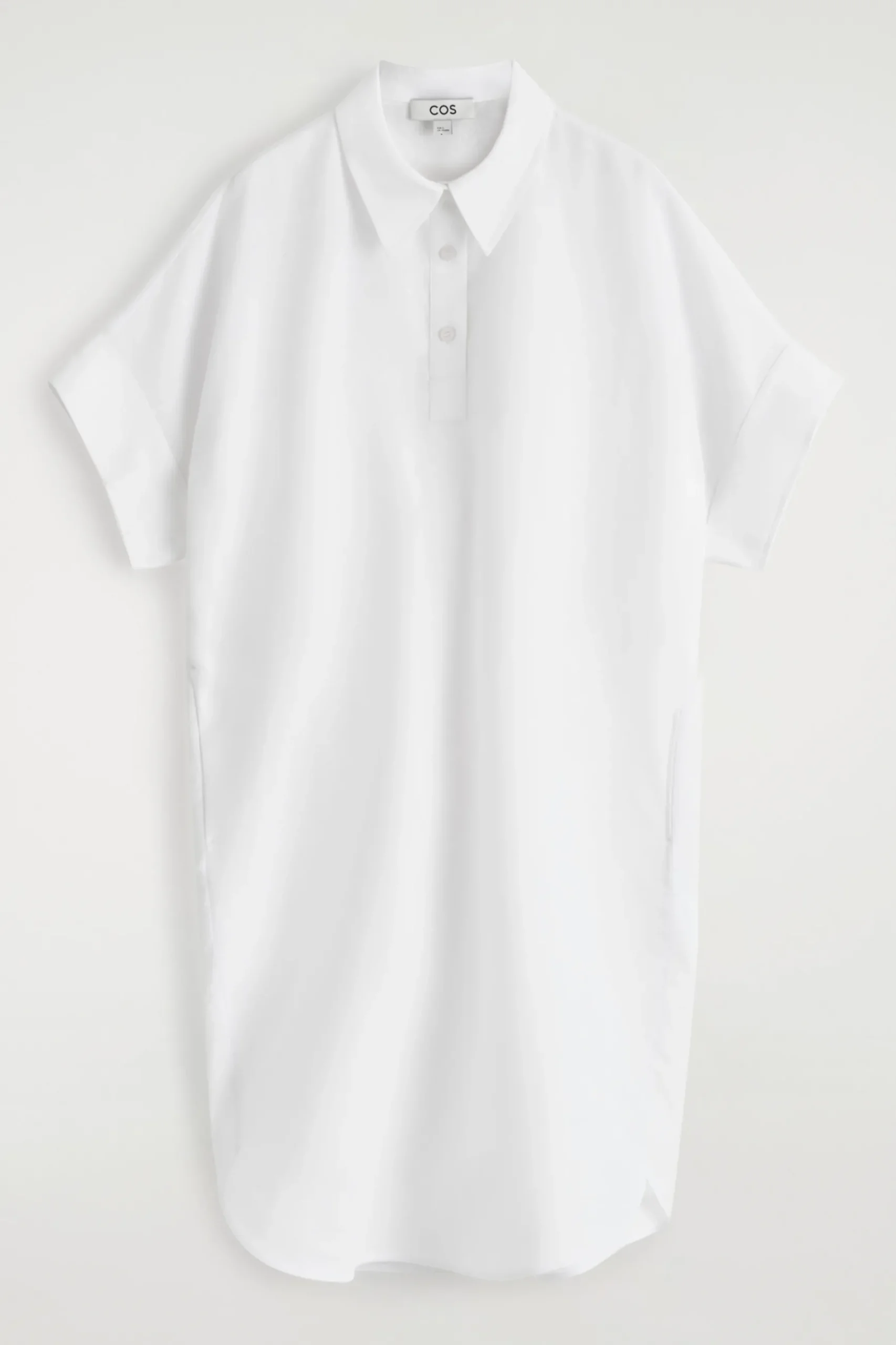 Fashion COS LNIANO-BAWEŁNIANA SUKIENKA KOSZULOWA