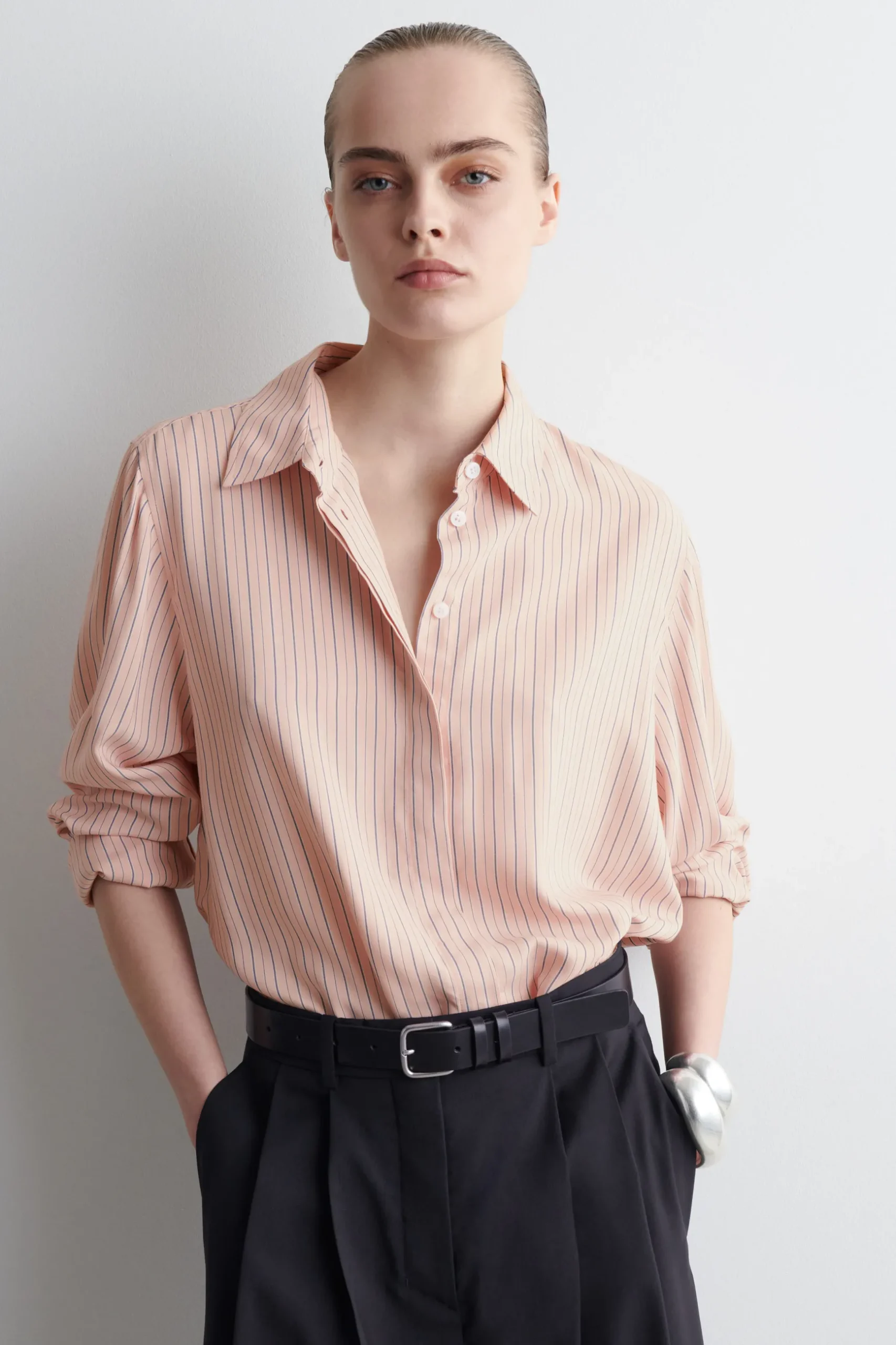 New COS LUŹNA KOSZULA W PASKI