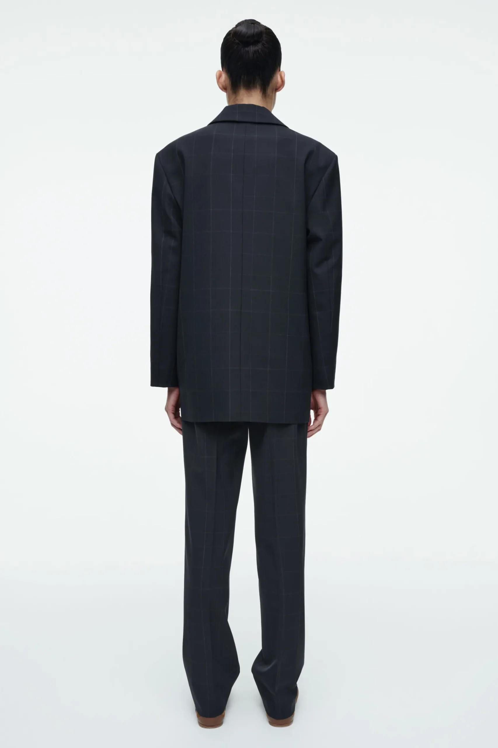 Online COS MARYNARKA OVERSIZE W KRATĘ