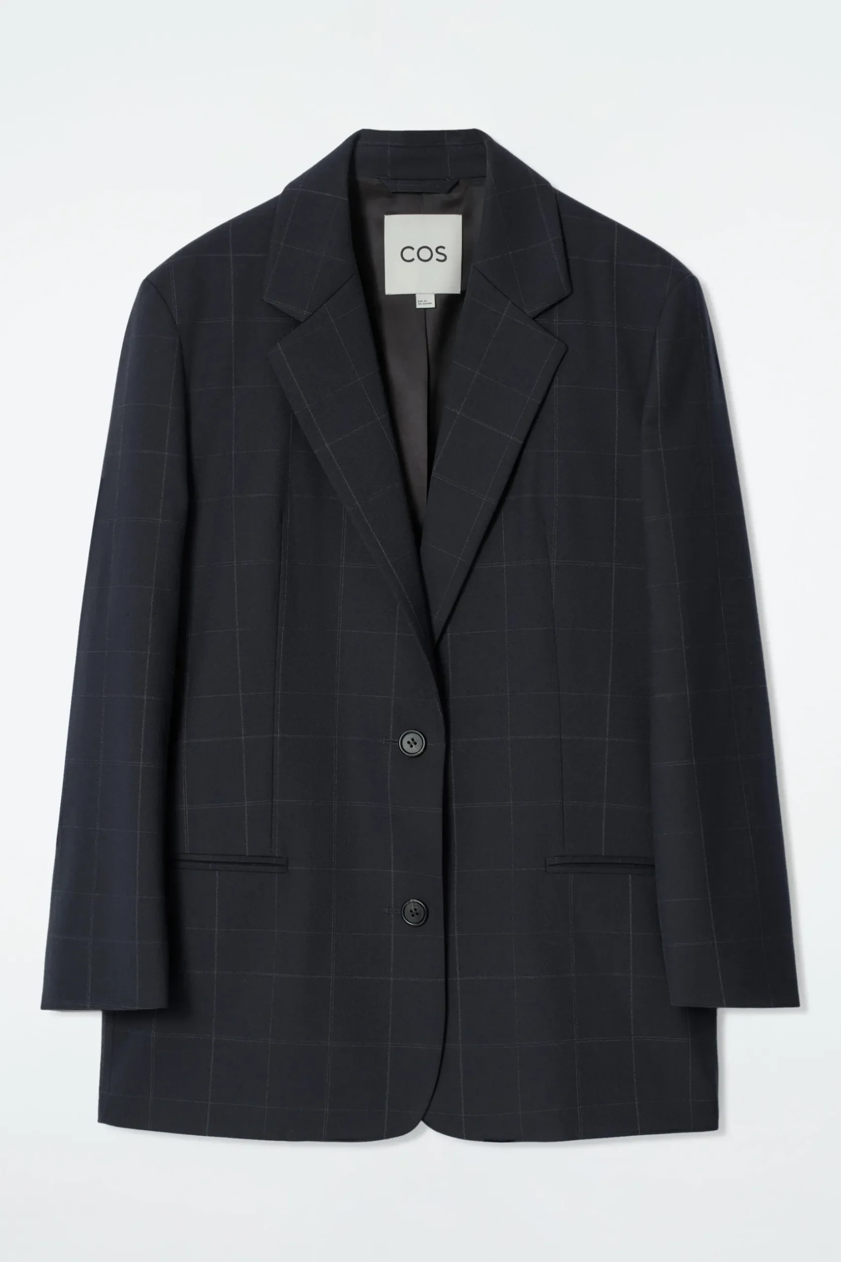 Online COS MARYNARKA OVERSIZE W KRATĘ