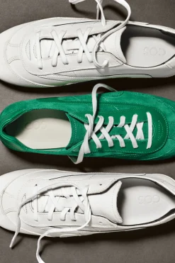 Discount COS MINIMALISTYCZNE BUTY SPORTOWE ZE SKÓRY Jadeitowazieleń