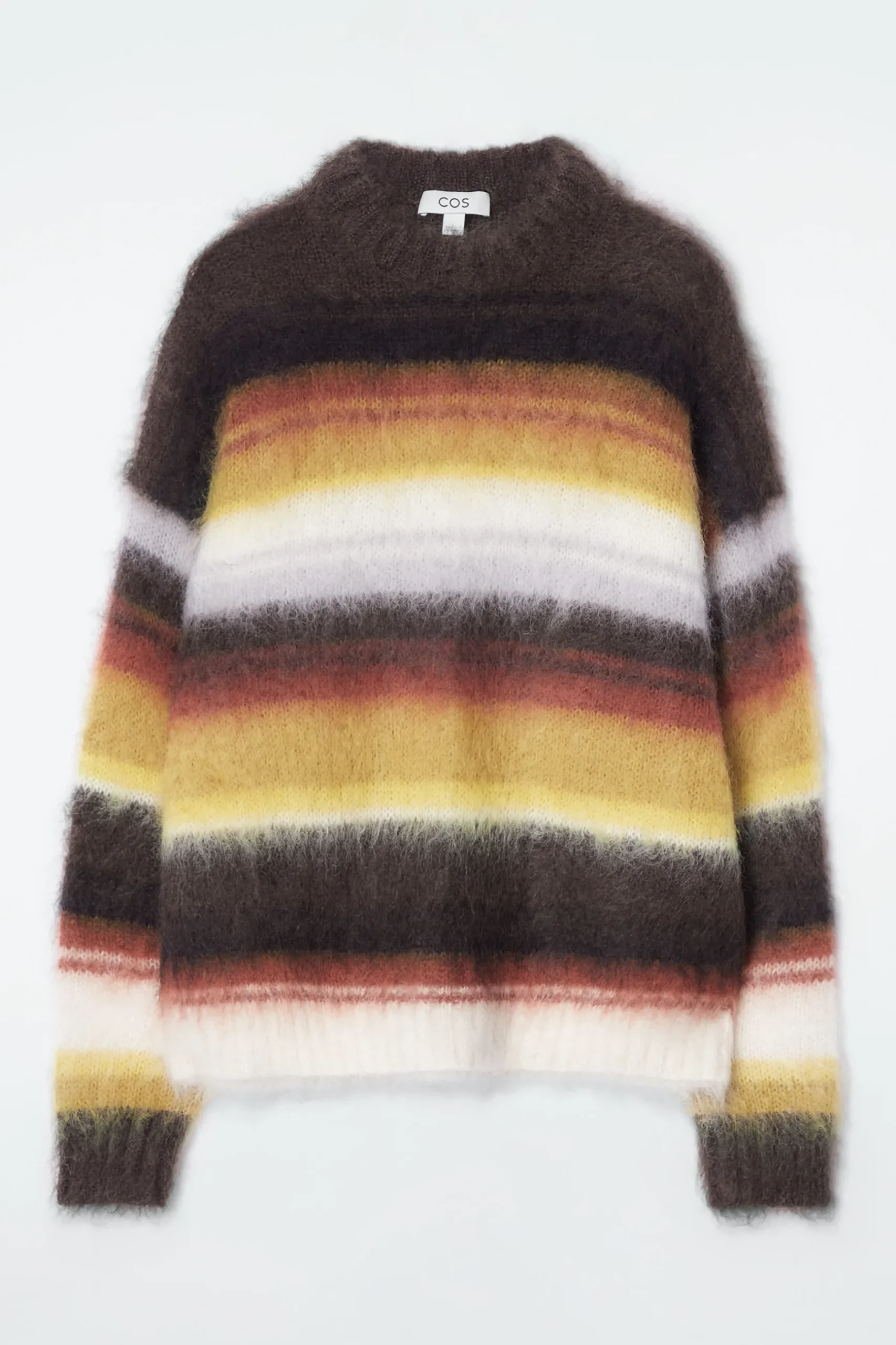 Hot COS MOHEROWY SWETER Z OKRĄGŁYM DEKOLTEM