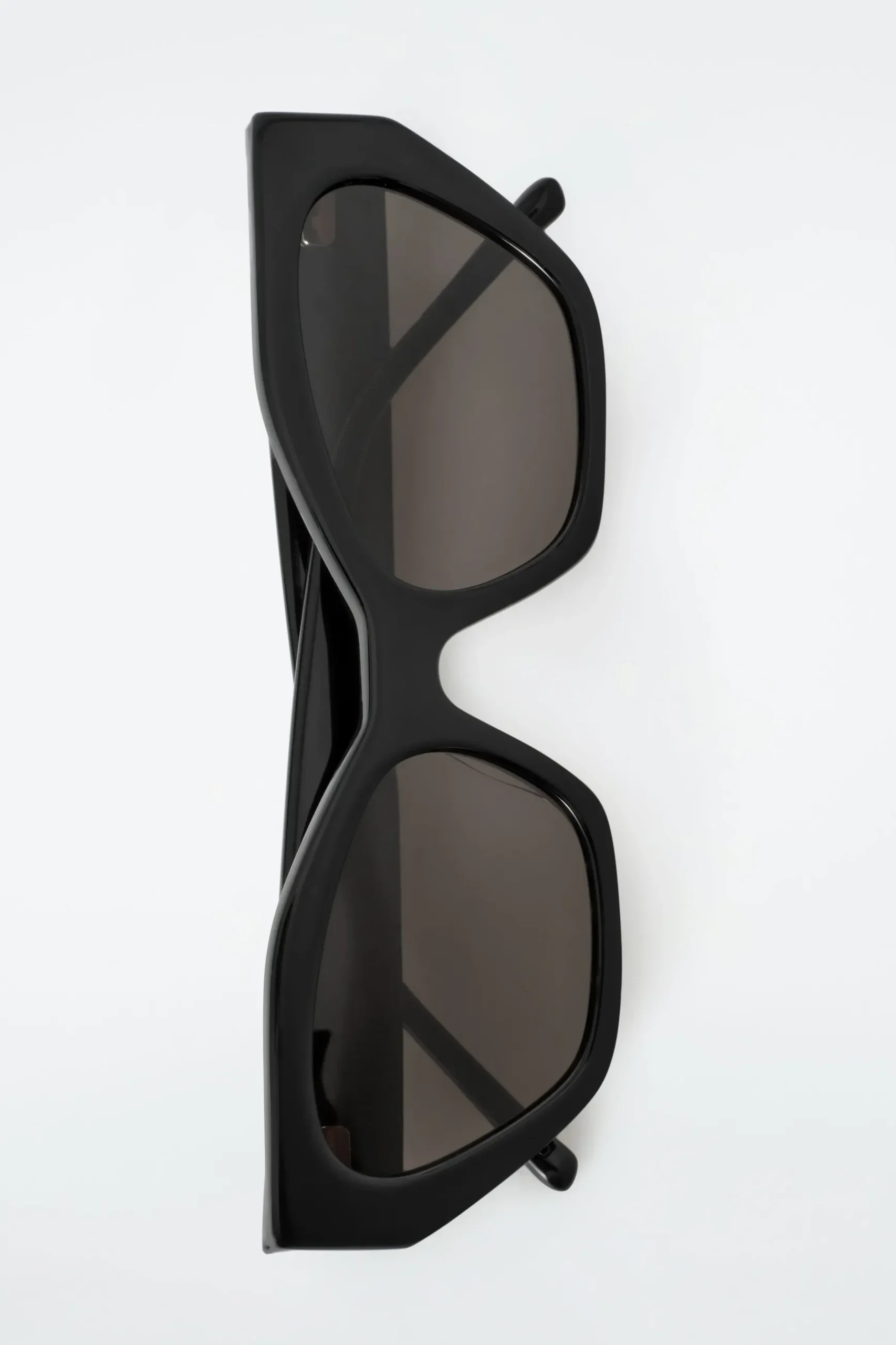 New COS OKULARY PRZECIWSŁONECZNE TYPU KOCIE OKO Czarny