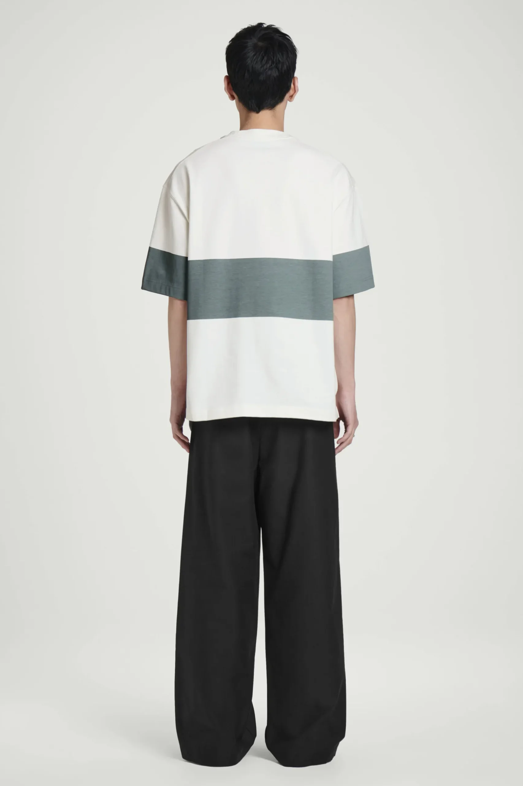 Fashion COS PANELOWY T-SHIRT OVERSIZE