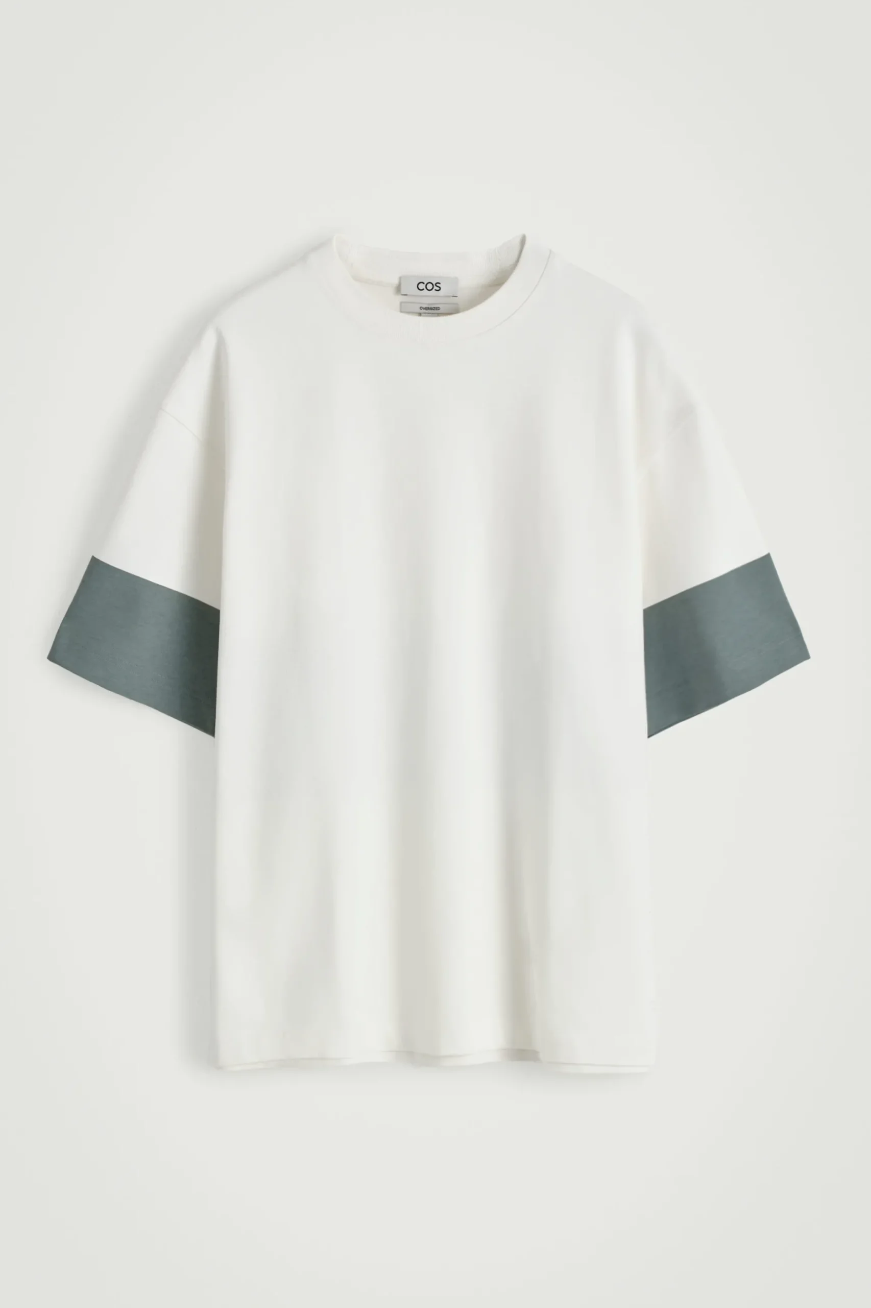 Fashion COS PANELOWY T-SHIRT OVERSIZE