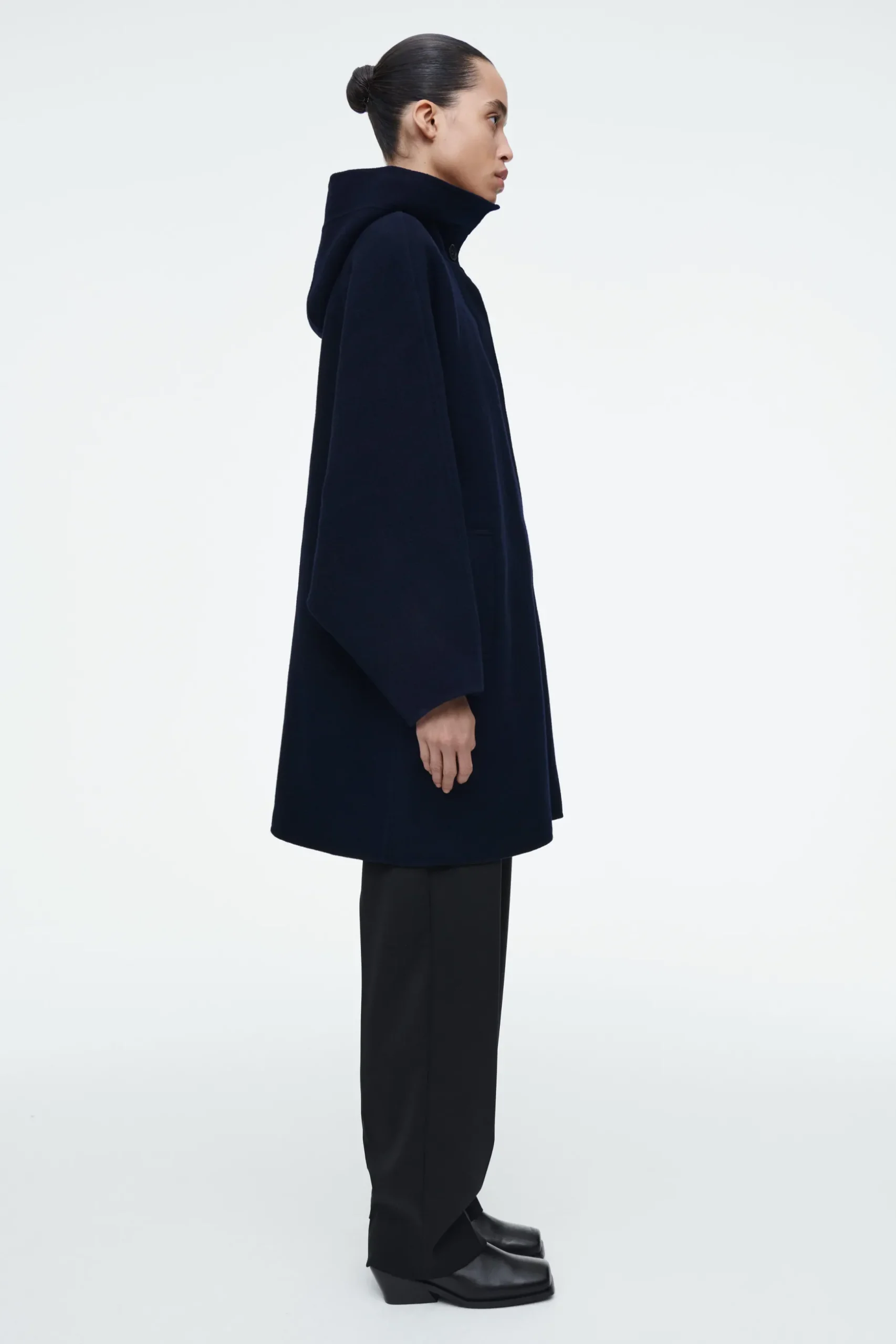 Best COS PŁASZCZ Z DWUSTRONNEJ WEŁNY – OVERSIZED FIT
