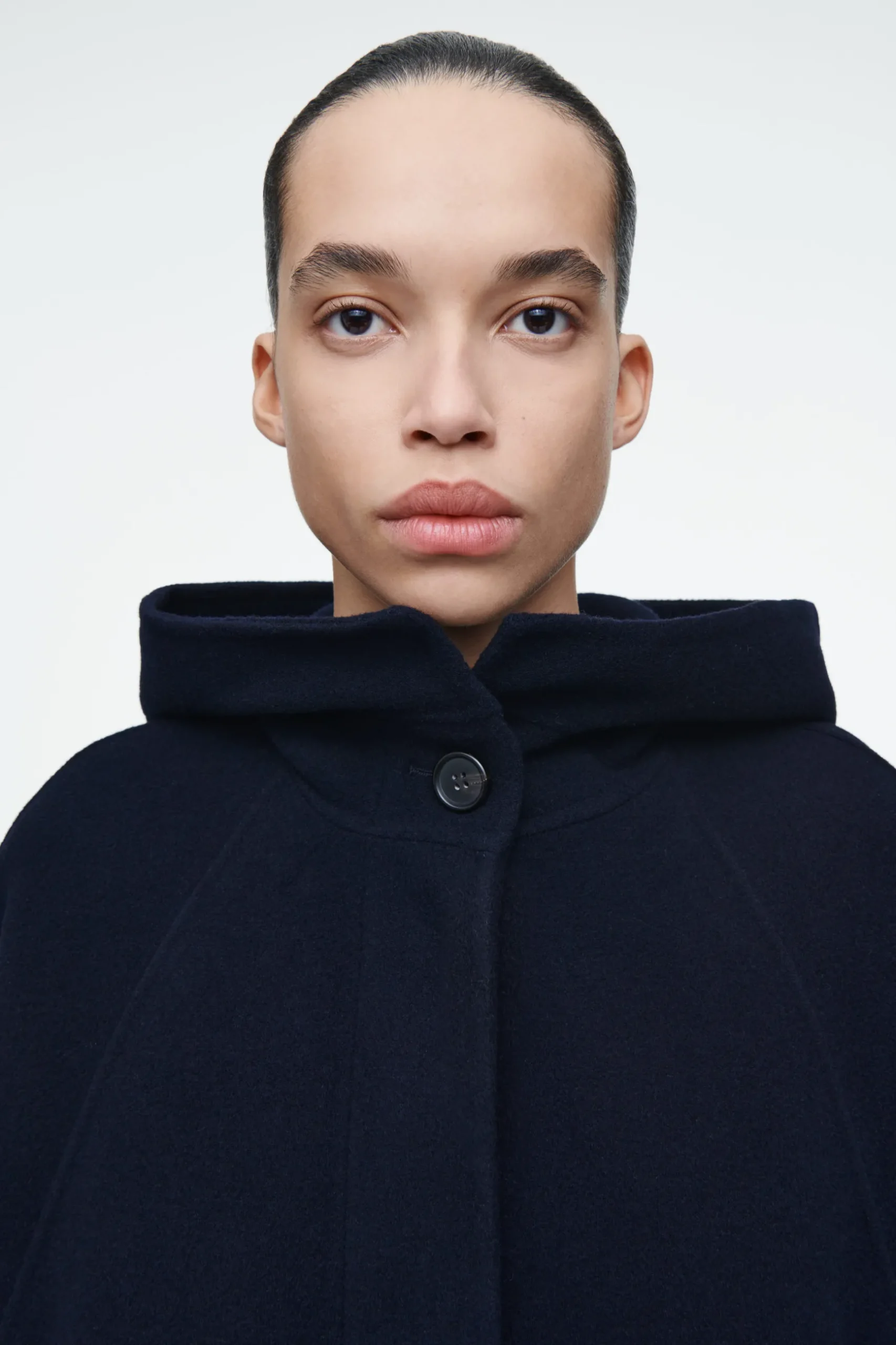 Best COS PŁASZCZ Z DWUSTRONNEJ WEŁNY – OVERSIZED FIT
