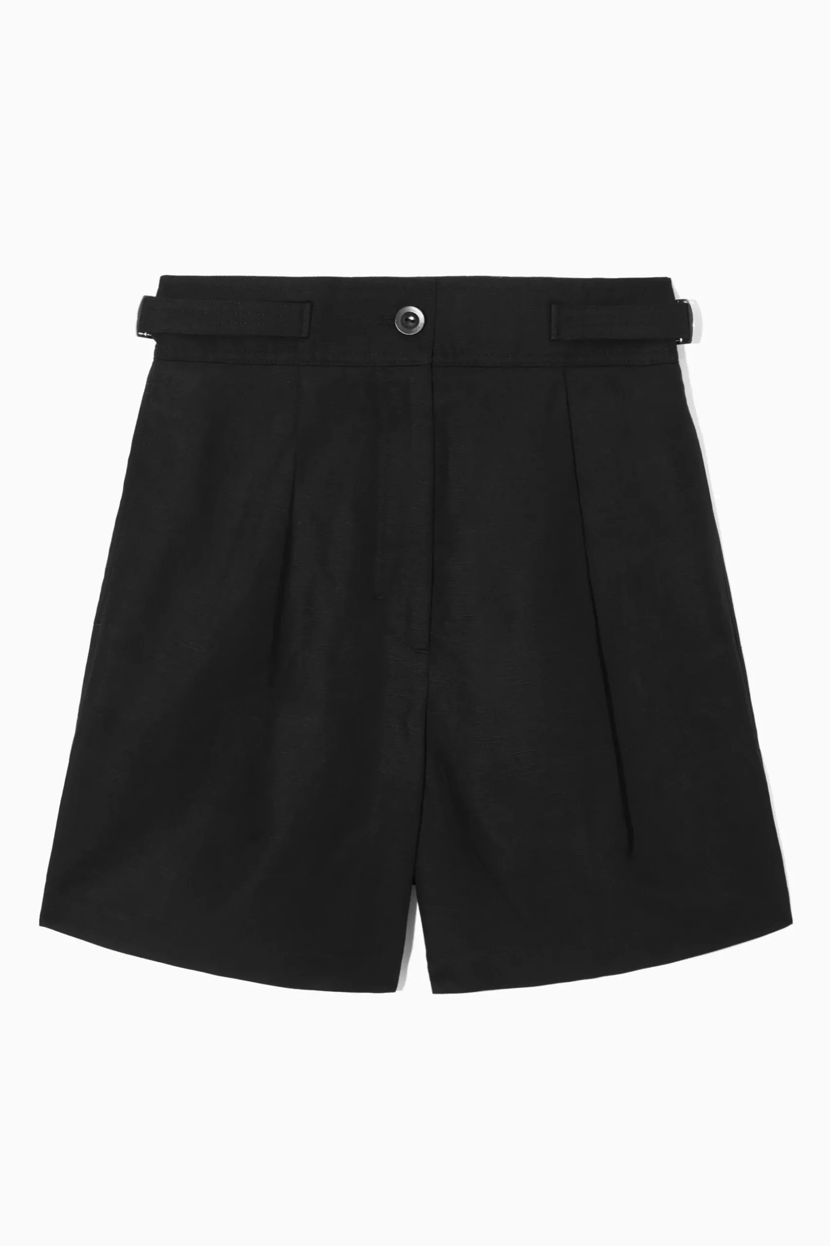 New COS PLEATED LINENBLEND UTILITY SHORTS