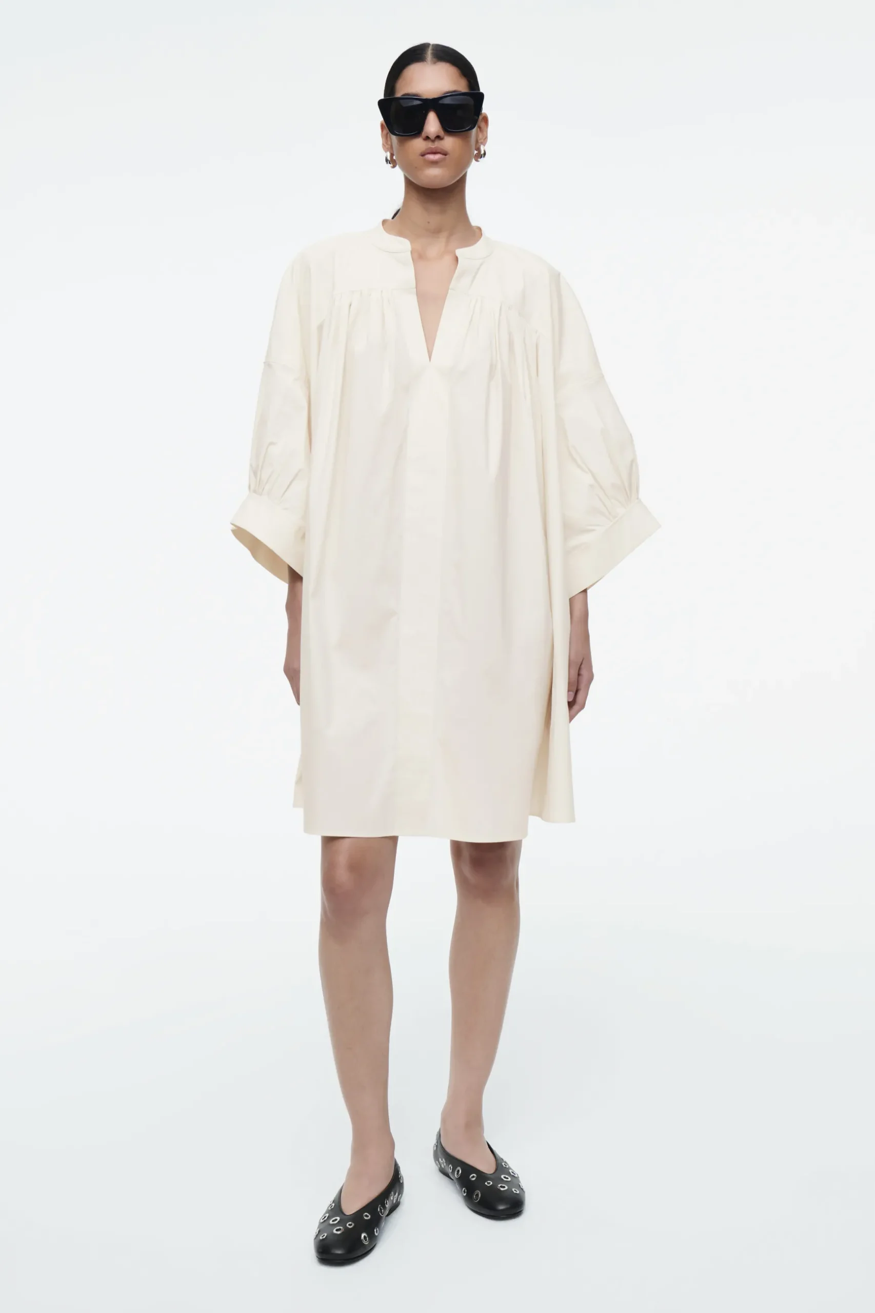 Fashion COS PLISOWANA TUNIKOWA SUKIENKA MINI