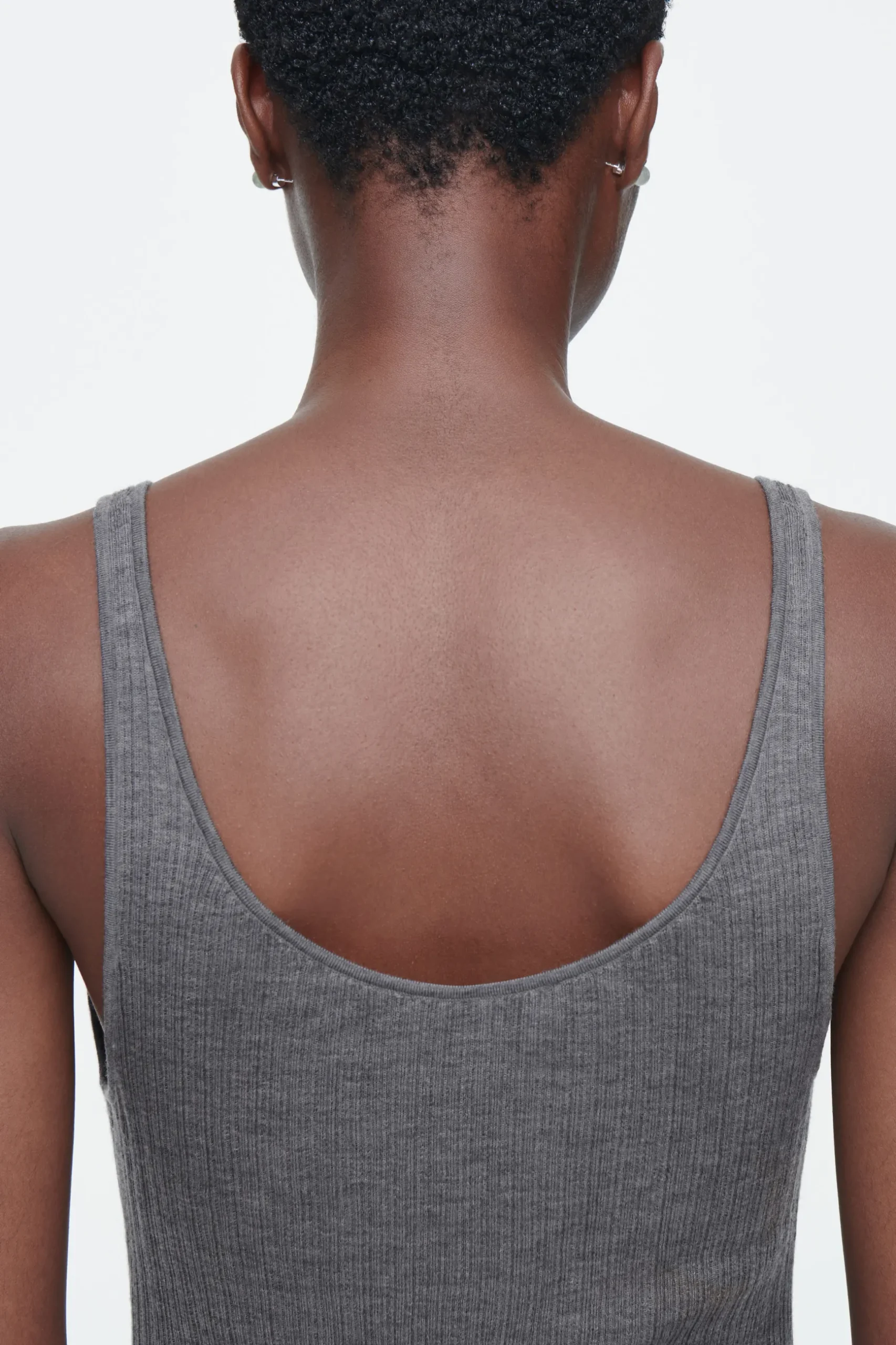 Hot COS PRĄŻKOWANE BODY Z WEŁNY MERYNOSOWEJ