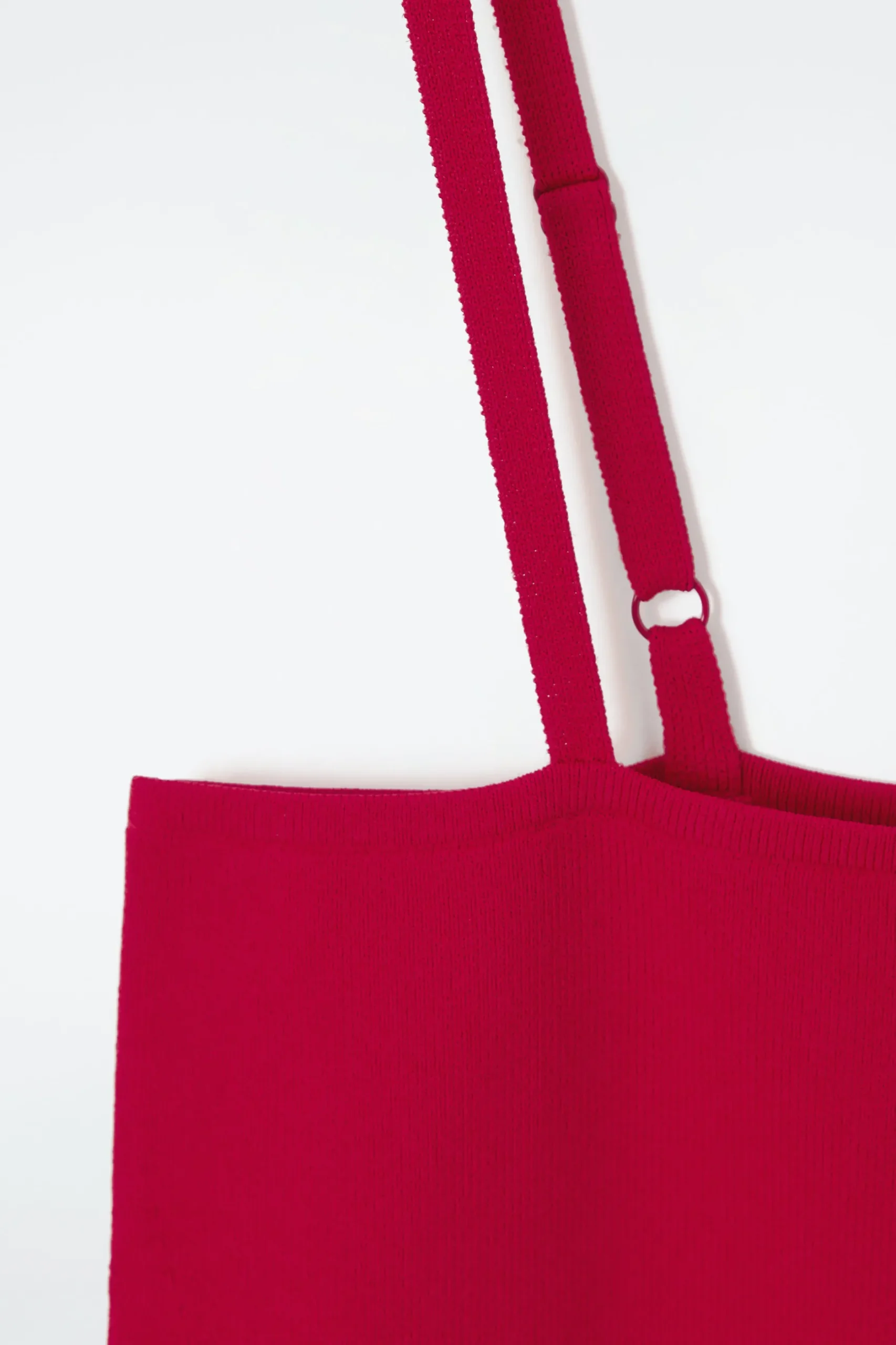 Discount COS PRĄŻKOWANY TOP BANDEAU Z CIENKIMI RAMIĄCZKAMI